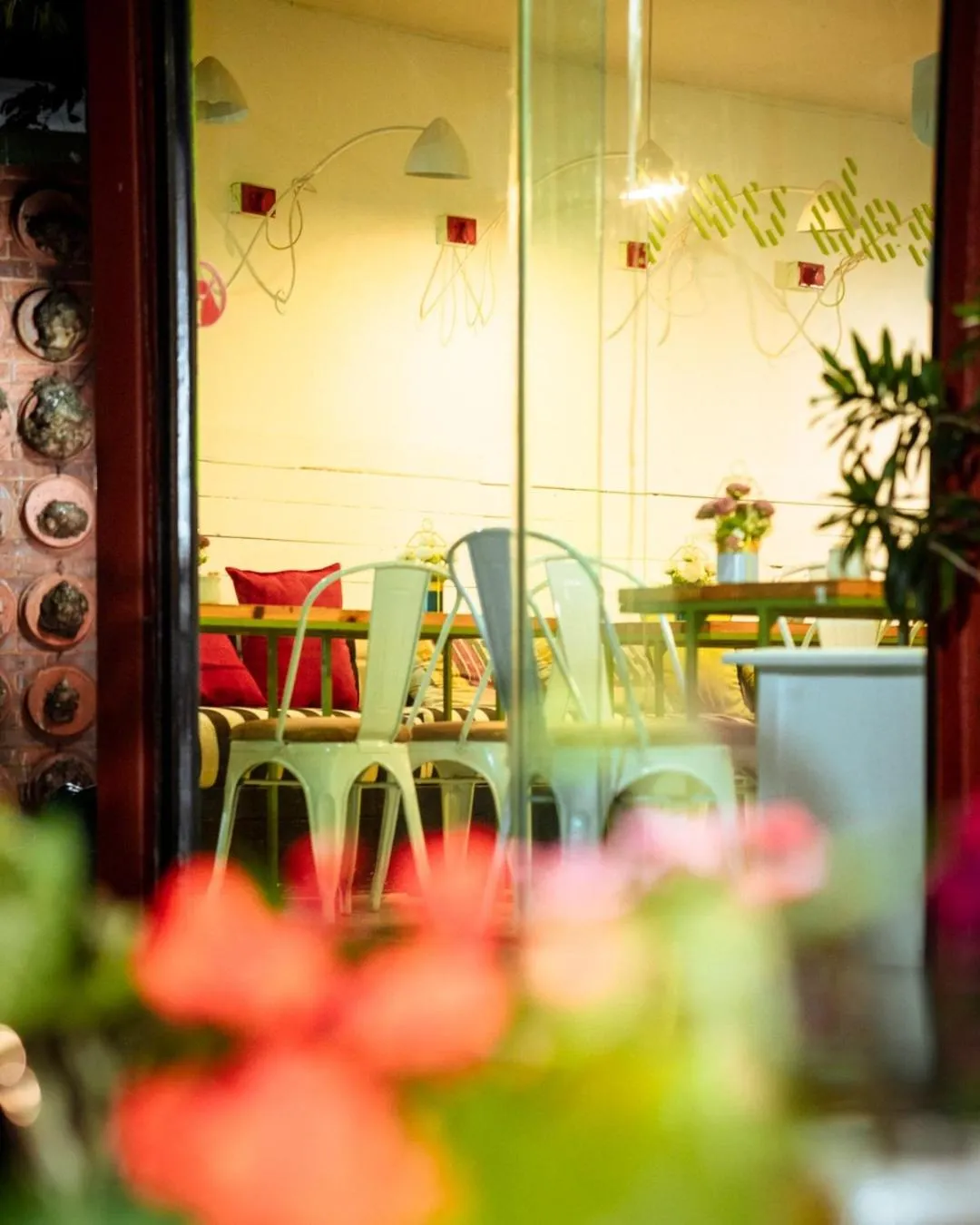 Seating area in concierge hotel