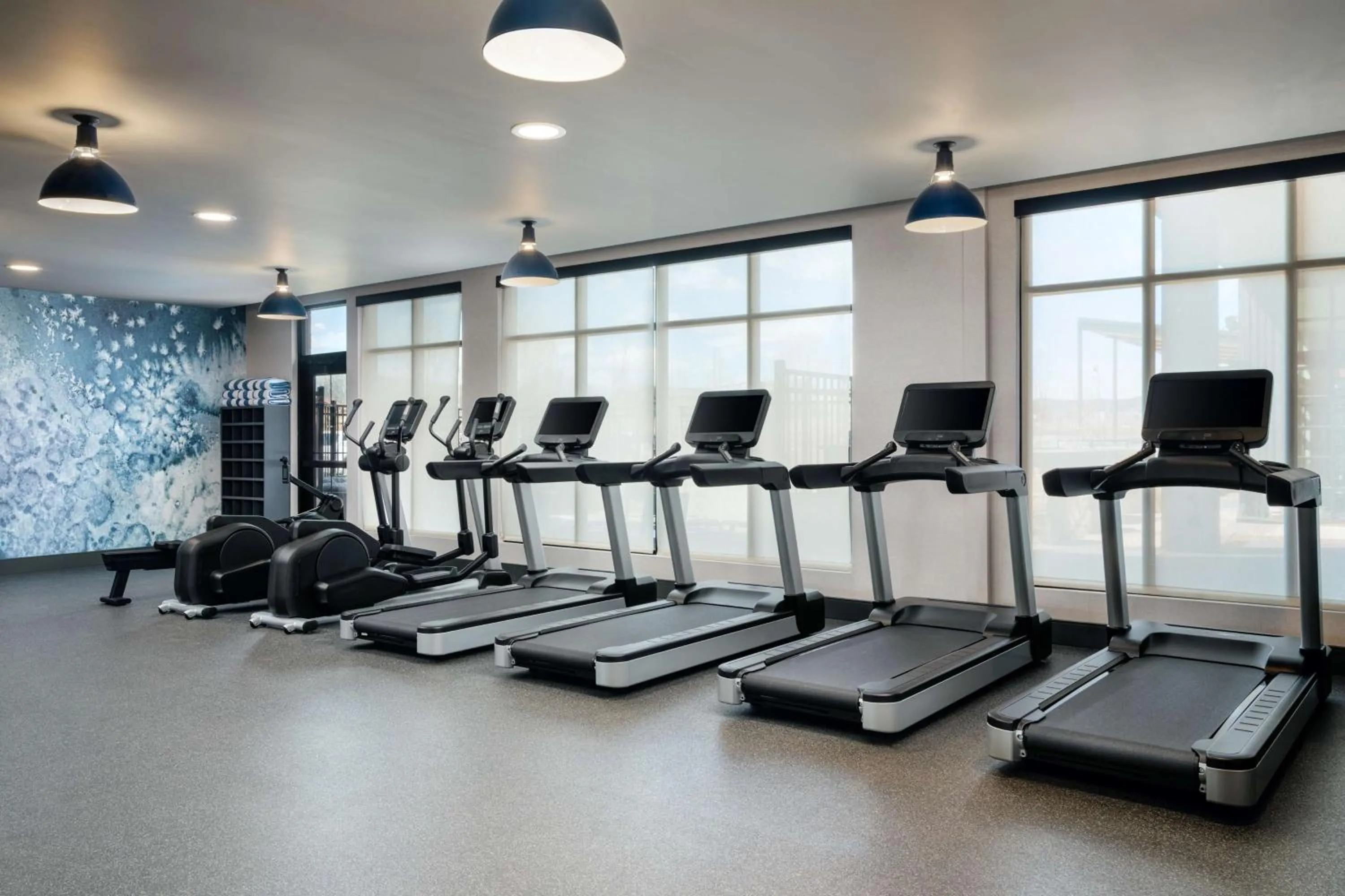 Fitness centre/facilities in The Hoffmann Hotel Basalt Aspen Tapestry Collection Hilton