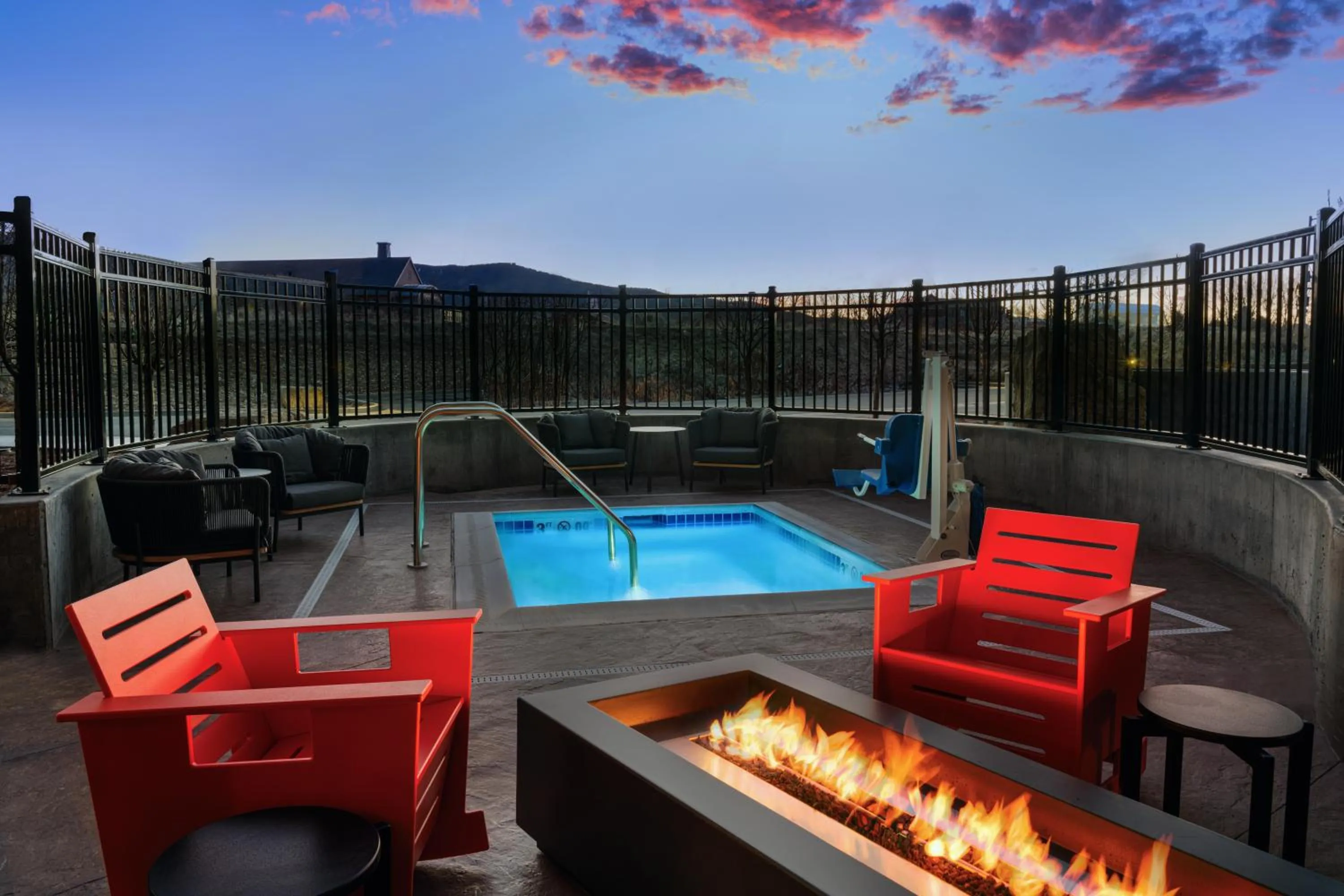 Hot Tub in The Hoffmann Hotel Basalt Aspen Tapestry Collection Hilton