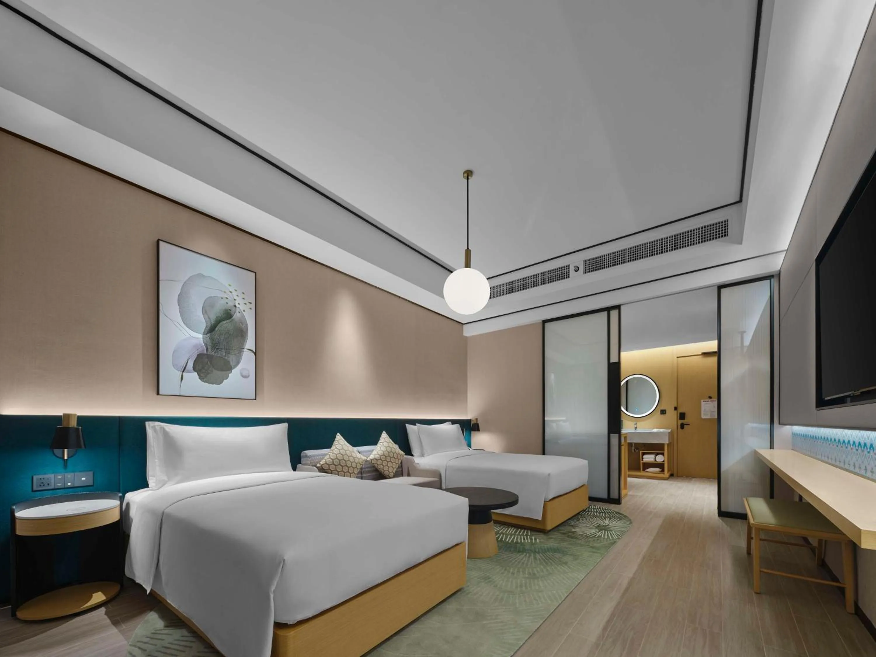 Bed in Hilton Garden Inn Guilin Yangshuo