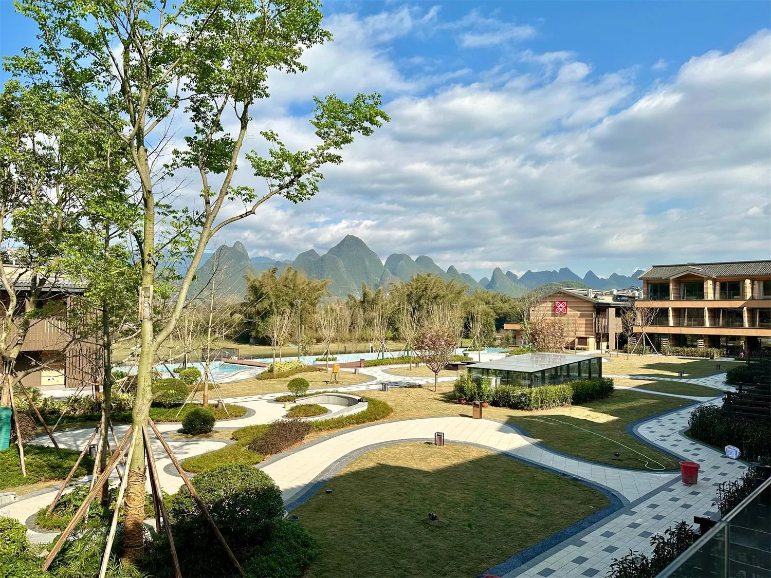 Garden in Hilton Garden Inn Guilin Yangshuo