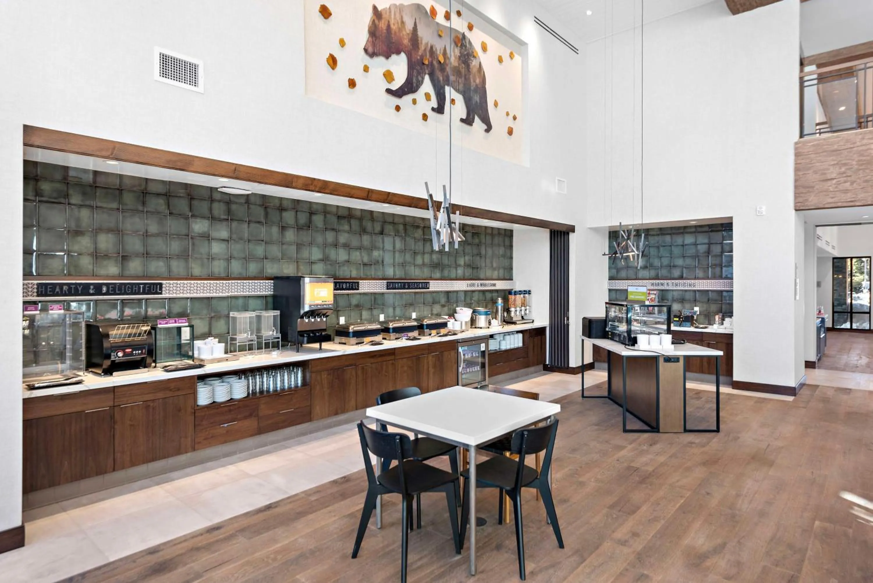 Breakfast in Hampton Inn Big Bear Lake