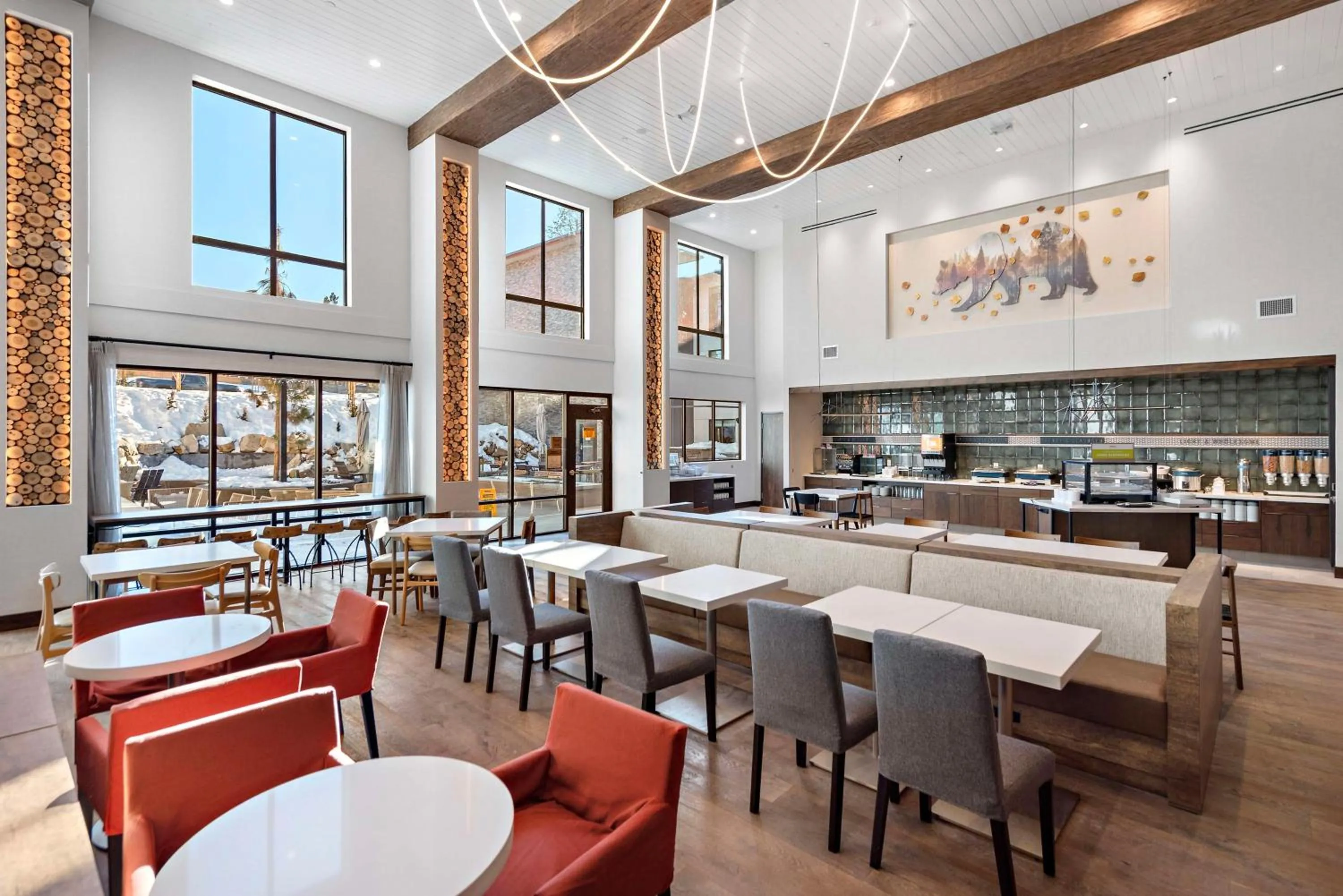 Breakfast in Hampton Inn Big Bear Lake