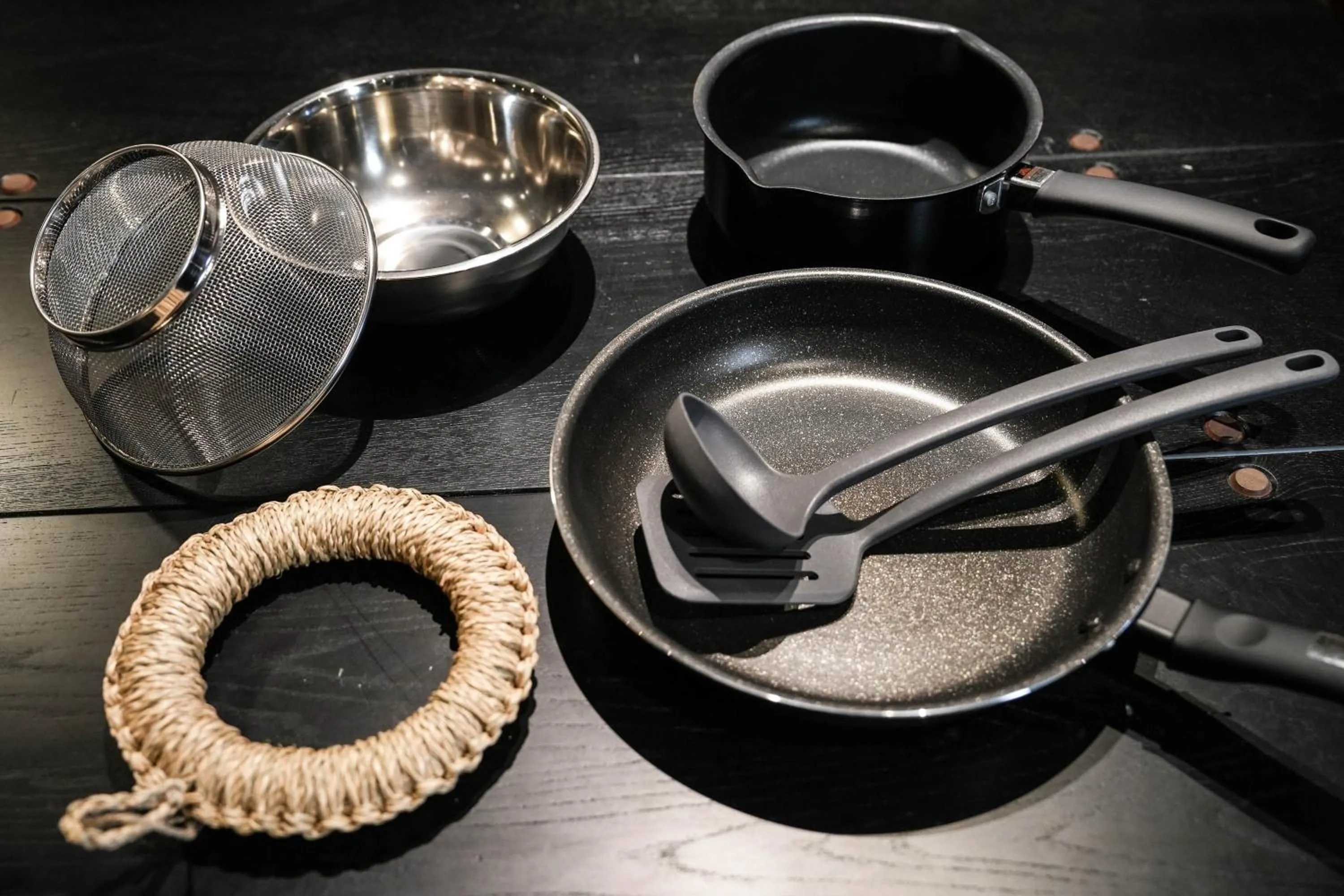 Kitchen or kitchenette in Green Room Hotel