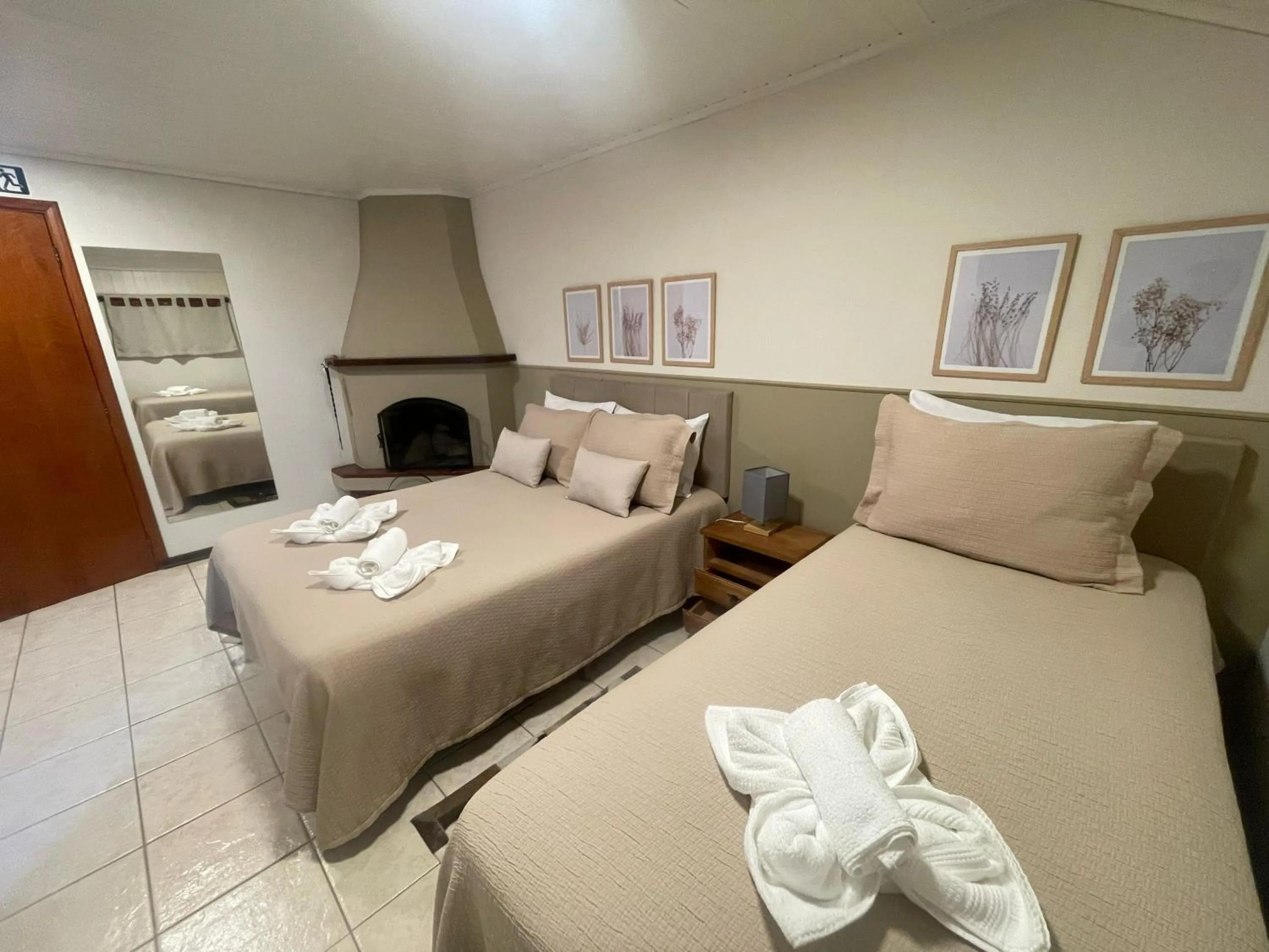 Bed in Pousada Flor de Lua Monte Verde