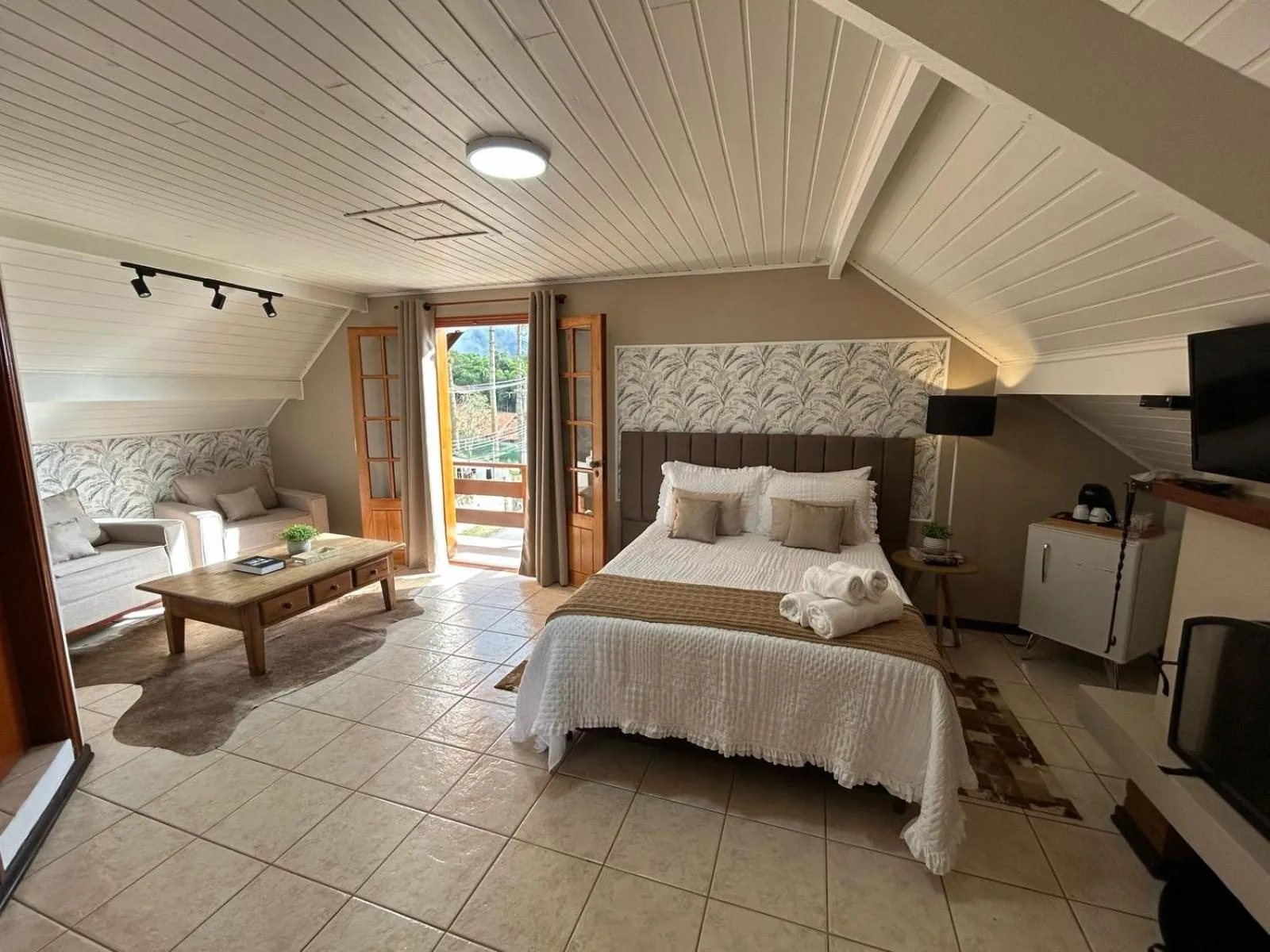 Bed in Pousada Flor de Lua Monte Verde