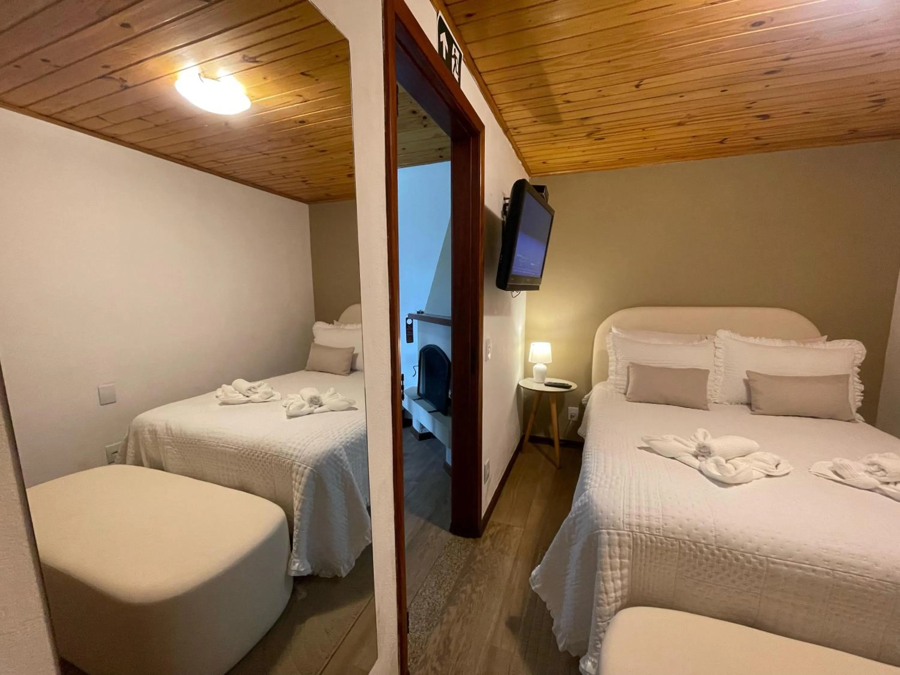 Bed in Pousada Flor de Lua Monte Verde