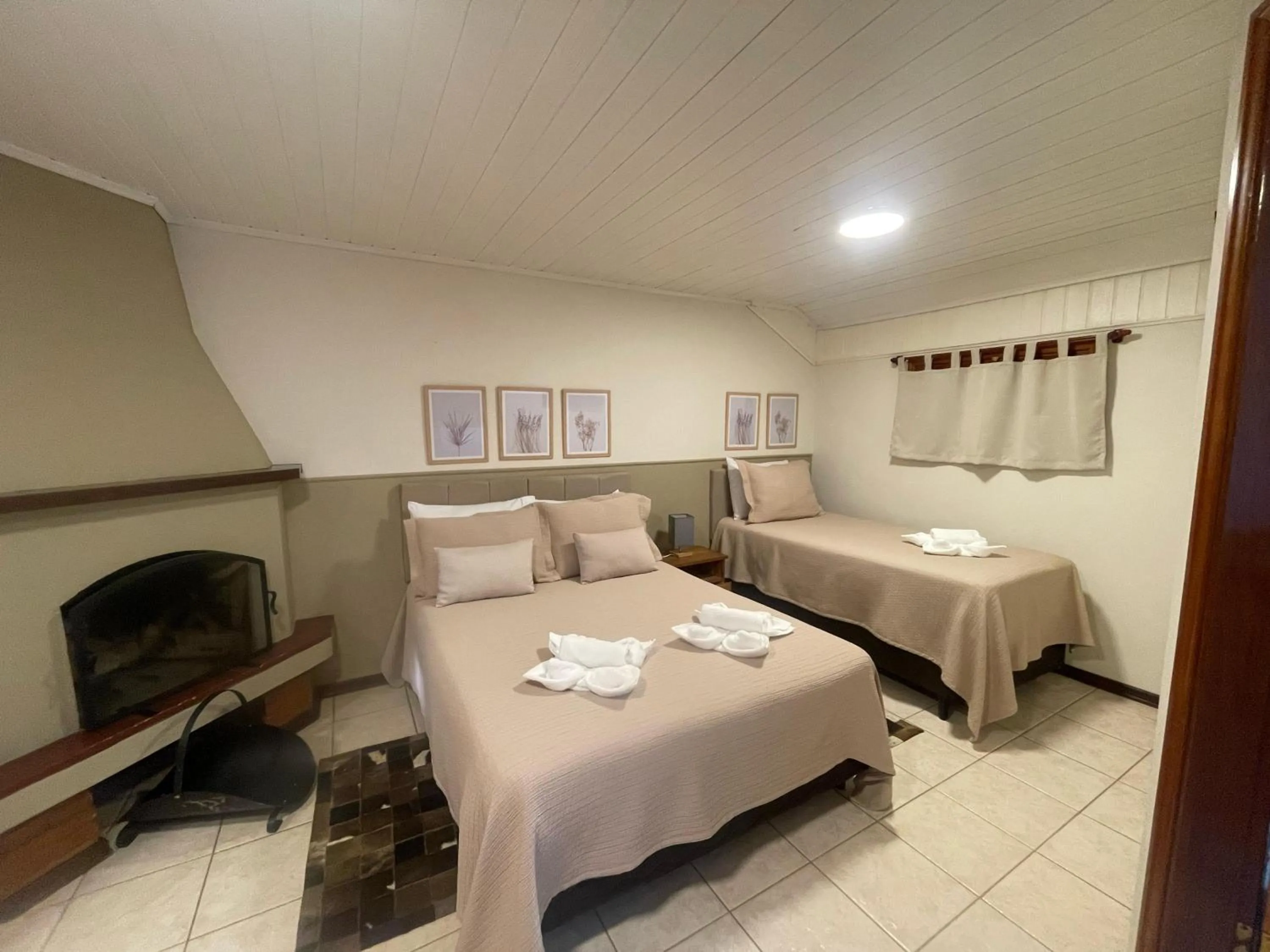 Bed in Pousada Flor de Lua Monte Verde