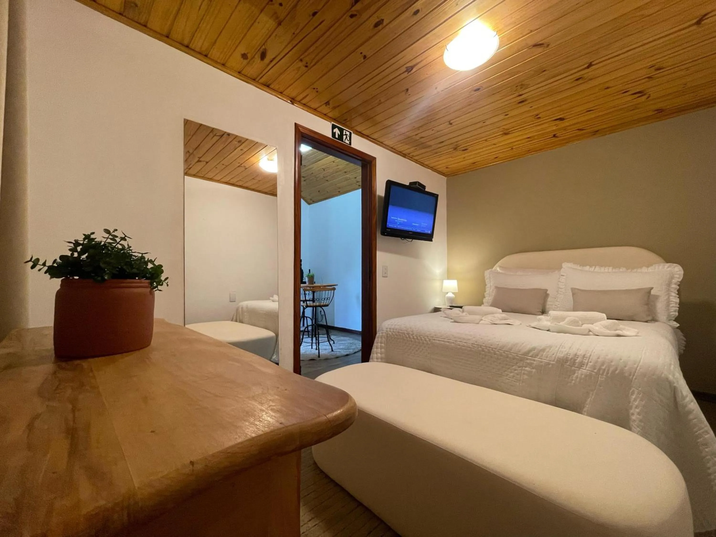 Bed in Pousada Flor de Lua Monte Verde