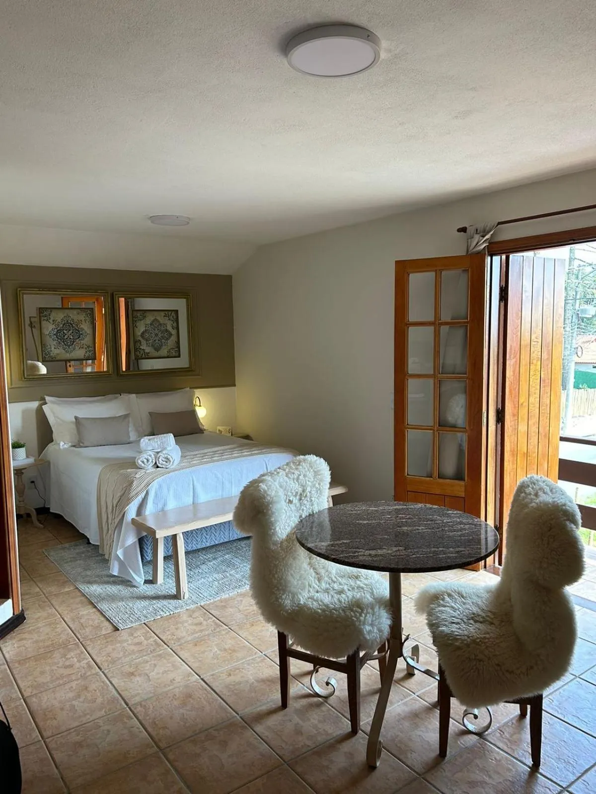 Bed in Pousada Flor de Lua Monte Verde