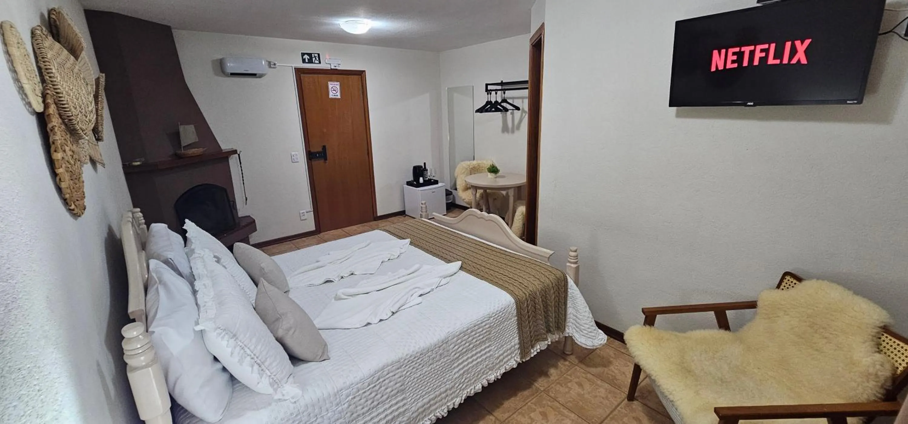 Bed in Pousada Flor de Lua Monte Verde