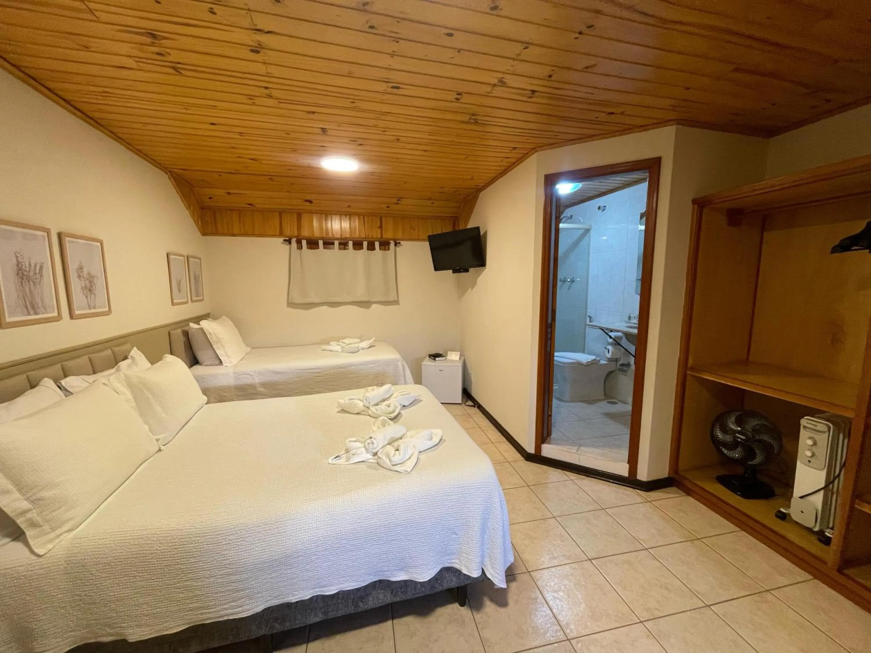 Bed in Pousada Flor de Lua Monte Verde