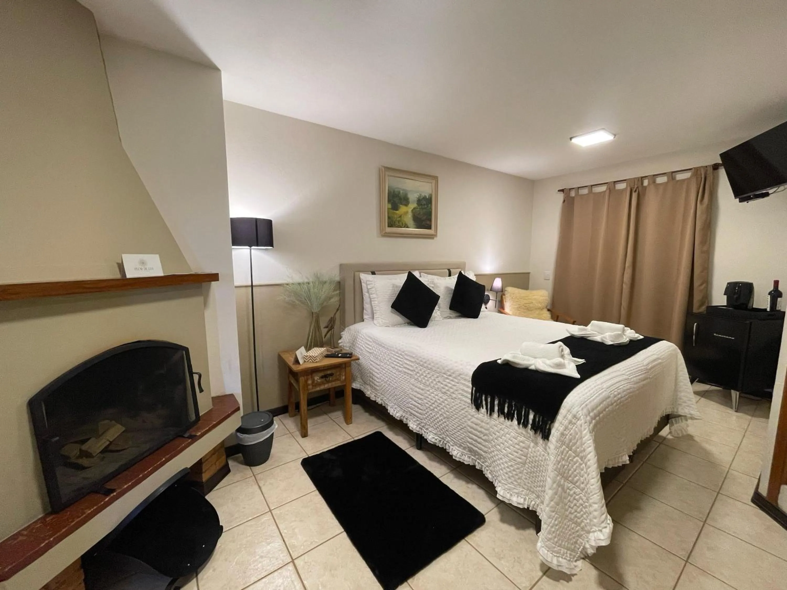 Bed in Pousada Flor de Lua Monte Verde