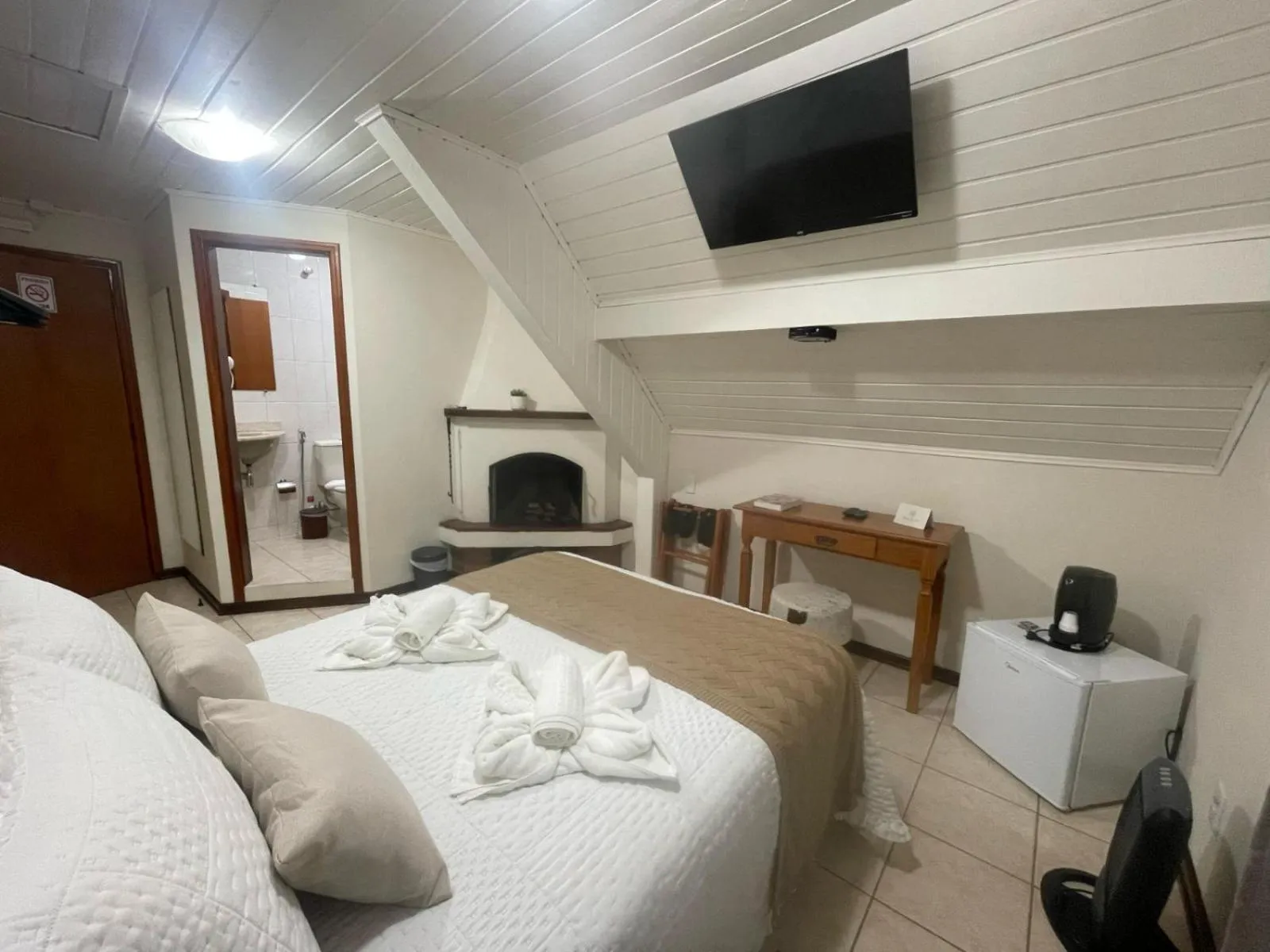 Bed in Pousada Flor de Lua Monte Verde