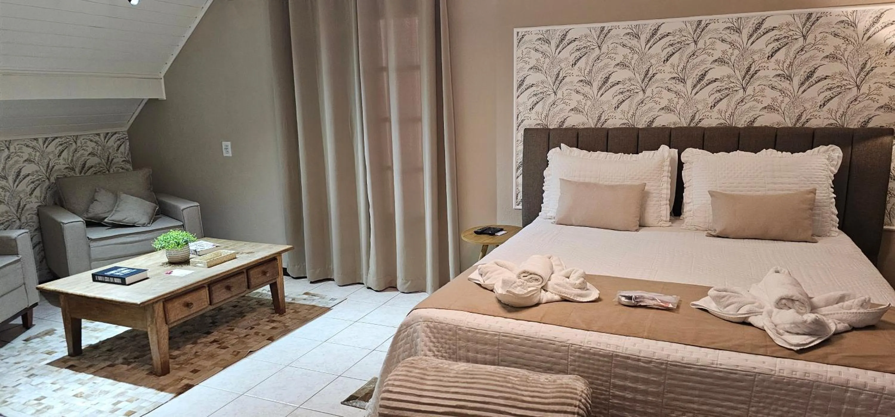 Bed in Pousada Flor de Lua Monte Verde