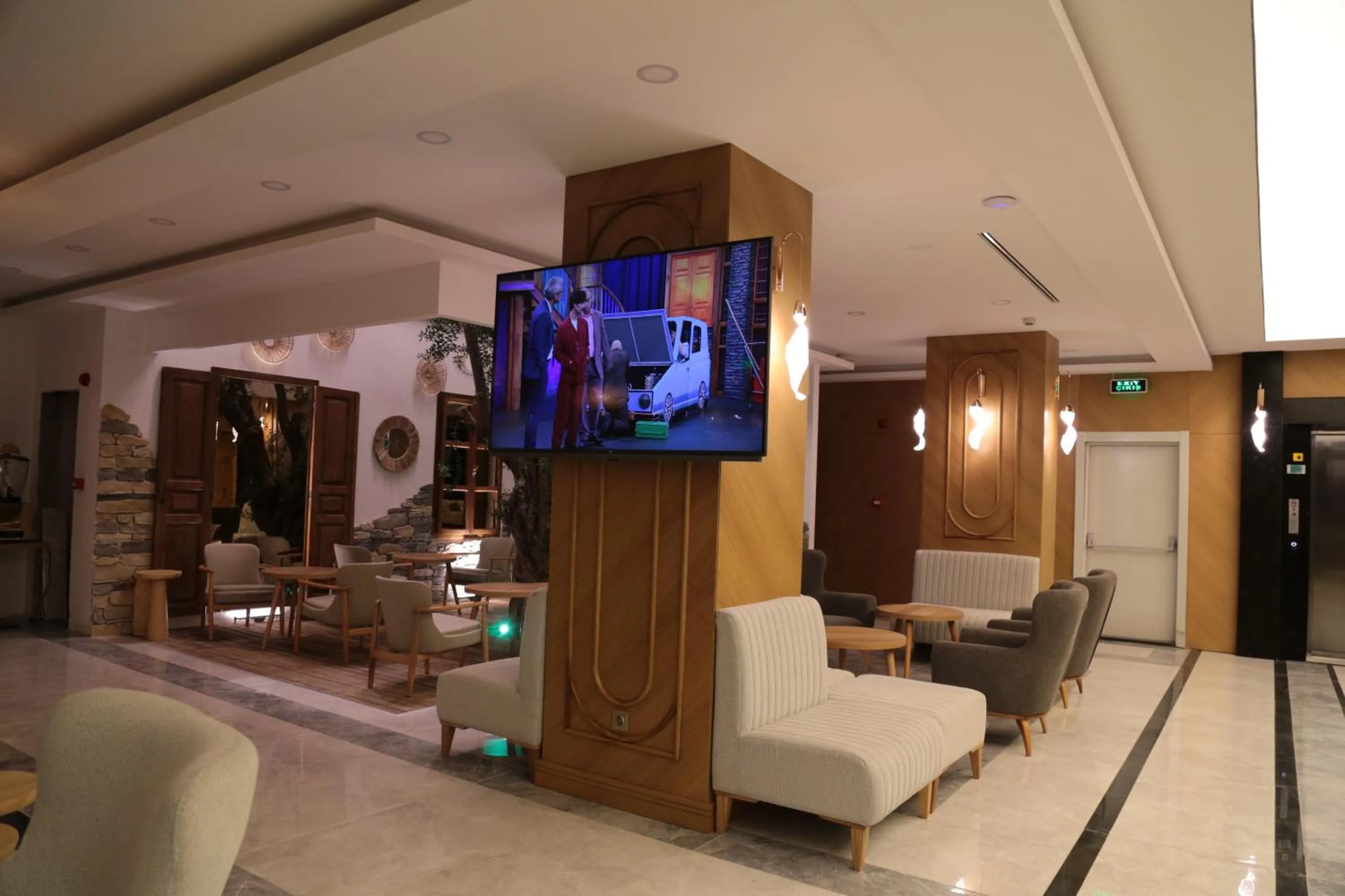 TV and multimedia in Güllük Uno Elegance Otel