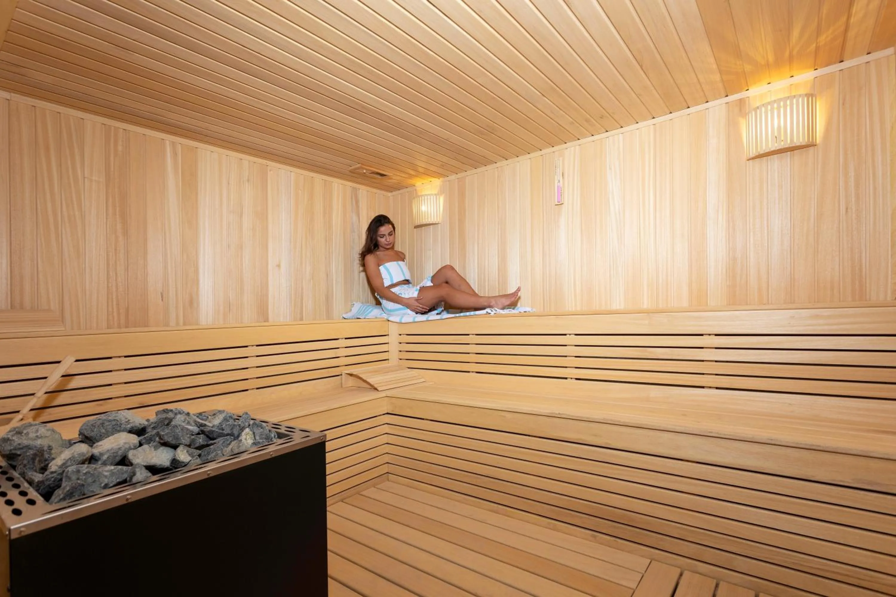 Sauna in Güllük Uno Elegance Otel