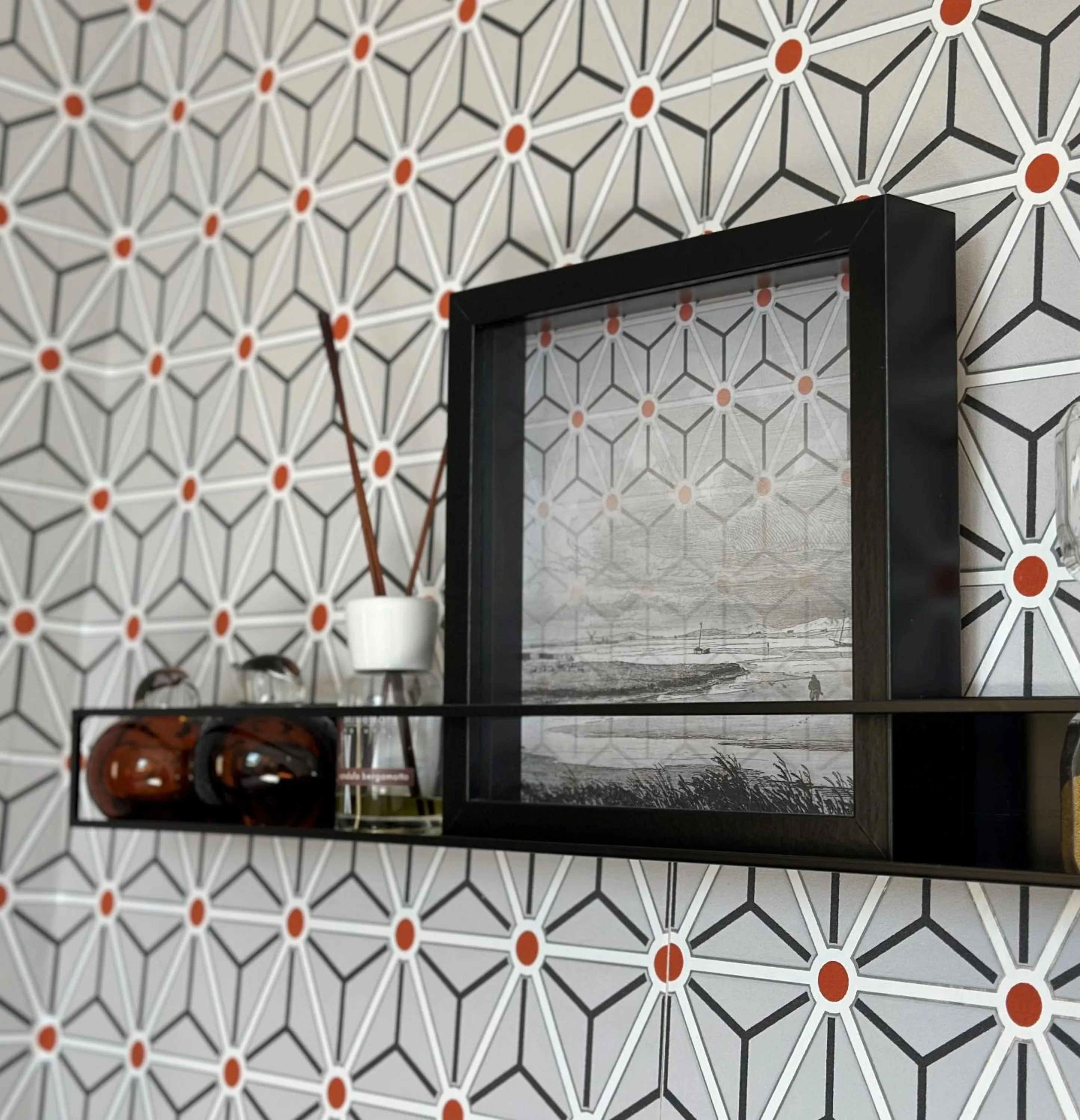 Decorative detail in Hotel Op Diek