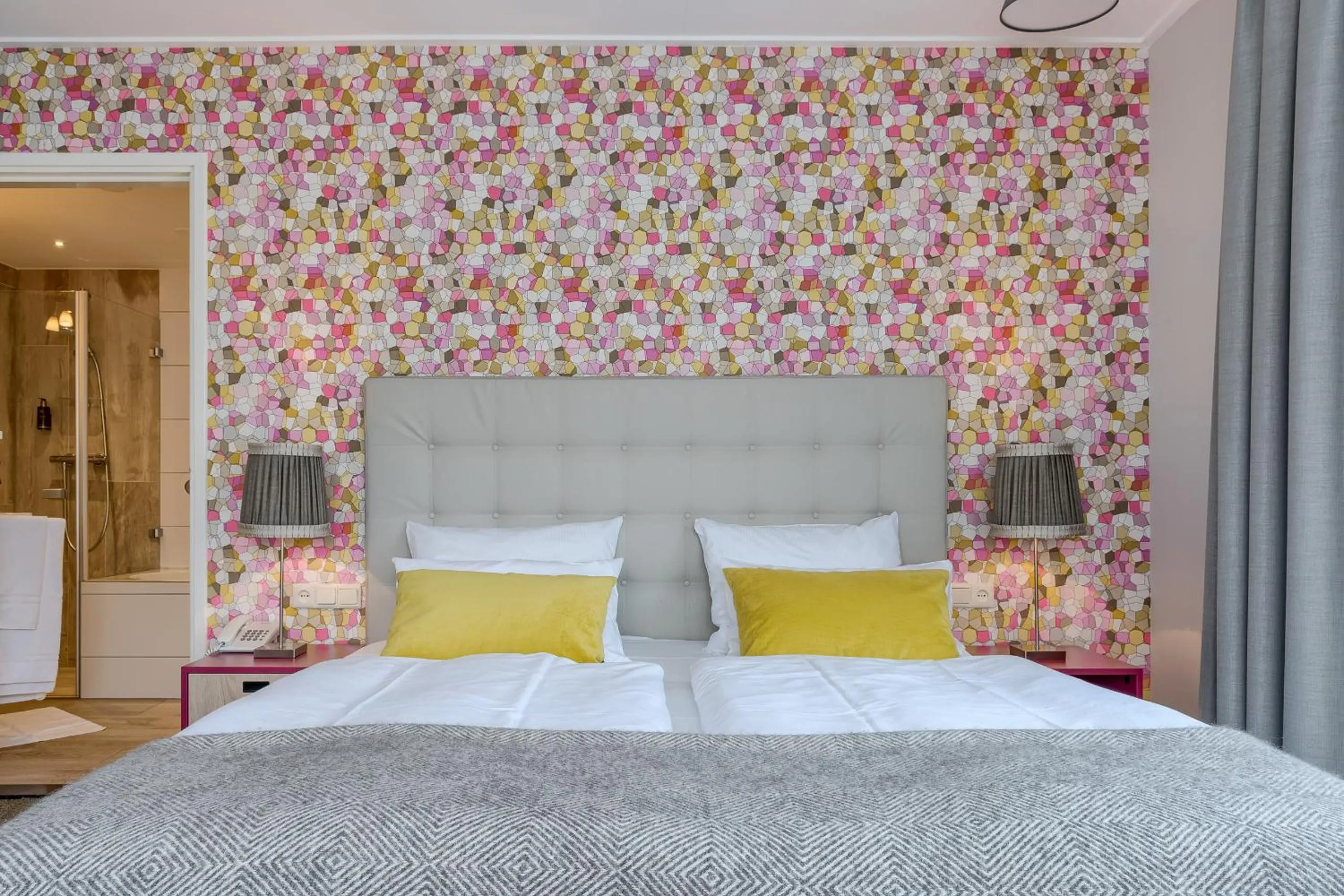 Bed in Hotel Op Diek