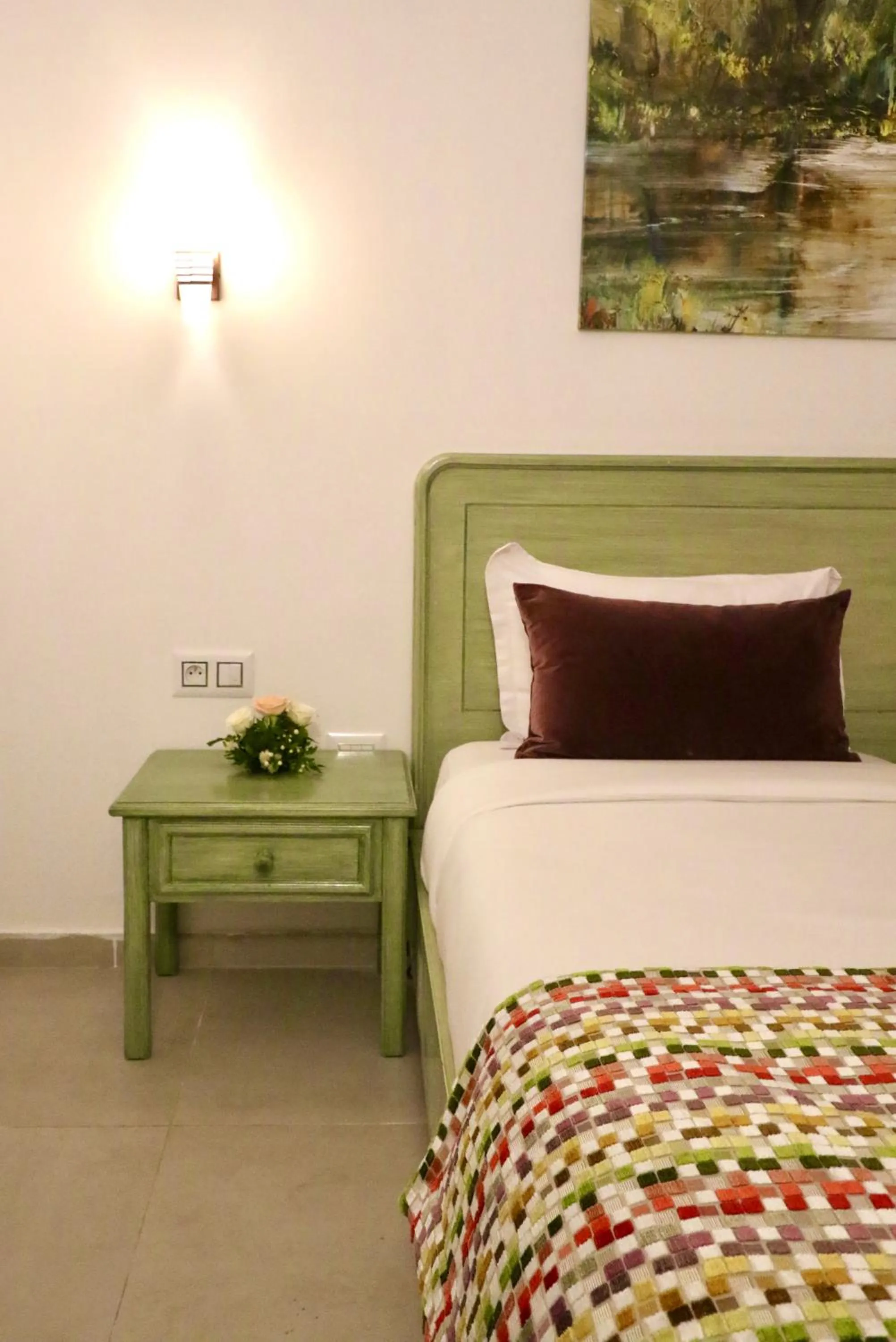 Bed in El Oumara Hotel