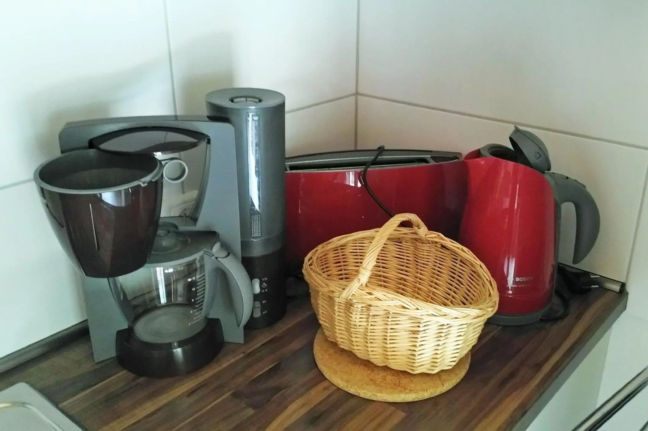Coffee/tea facilities in Ferienhaus Manoury am Klosterbrunnen