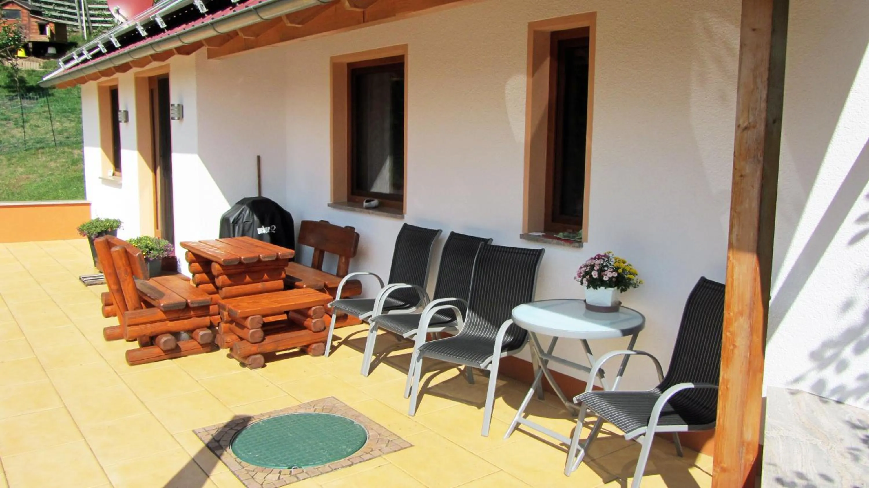 Balcony/Terrace in Ferienhaus Manoury am Klosterbrunnen