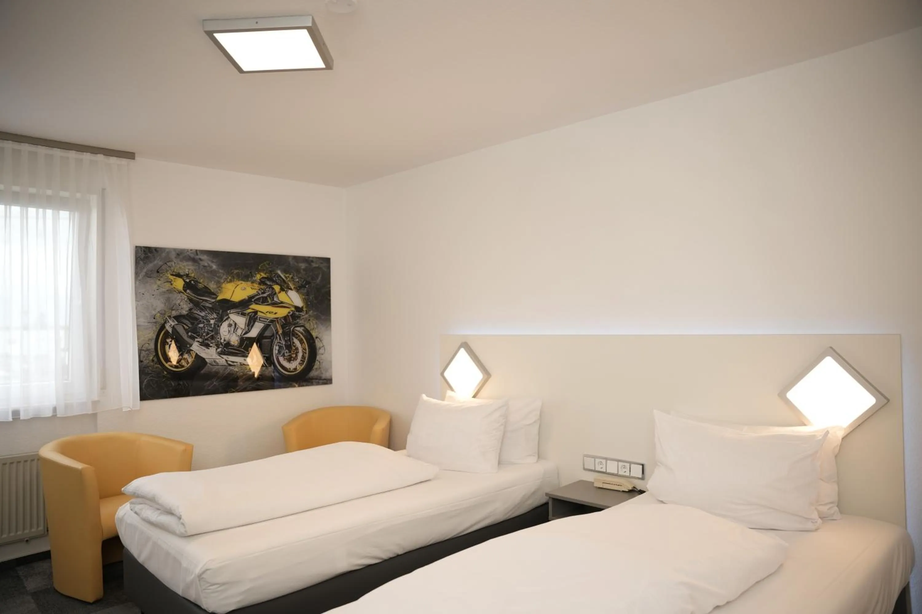 Bed in Weber Hotel Mannheim