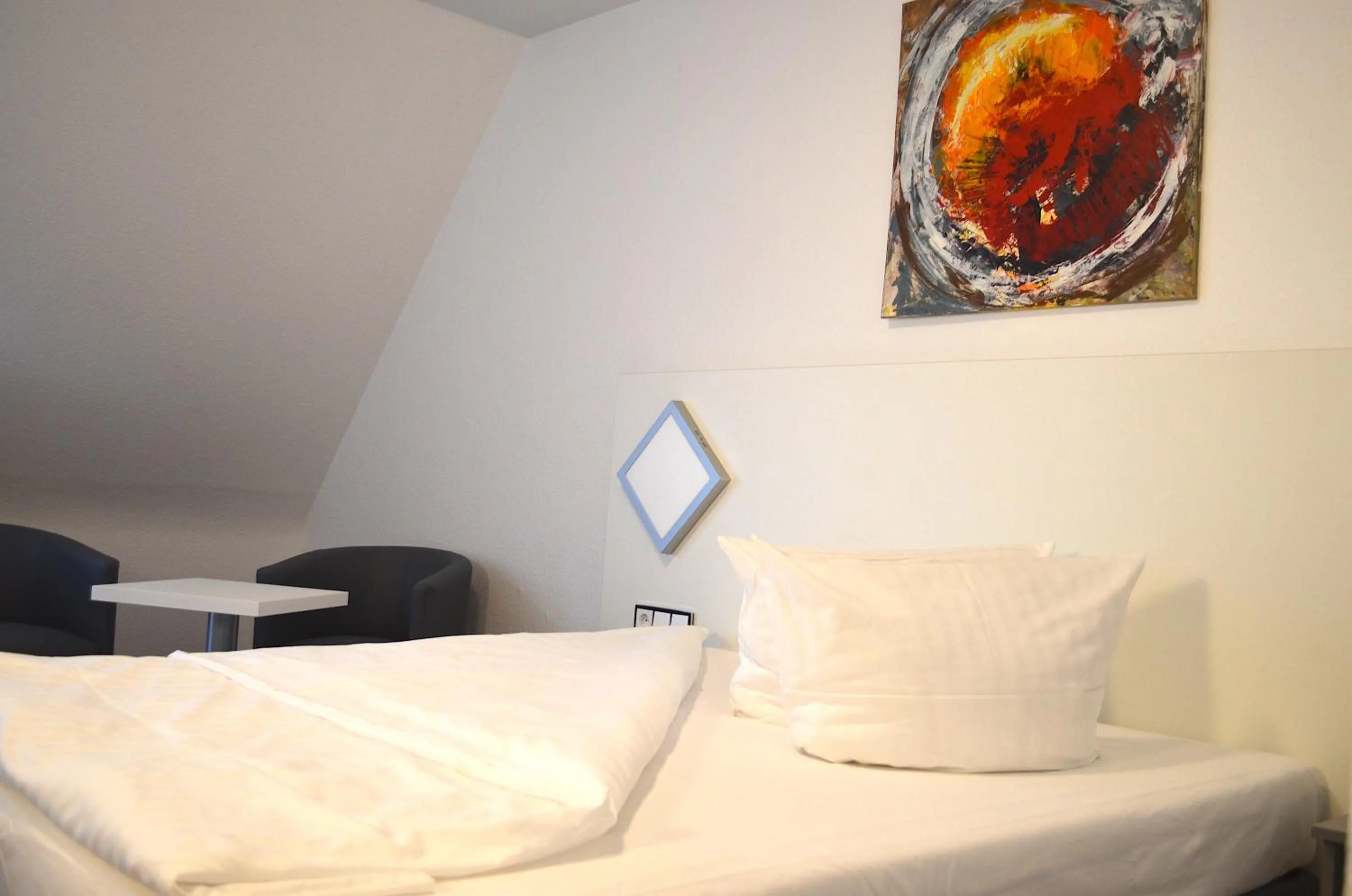 Bed in Weber Hotel Mannheim