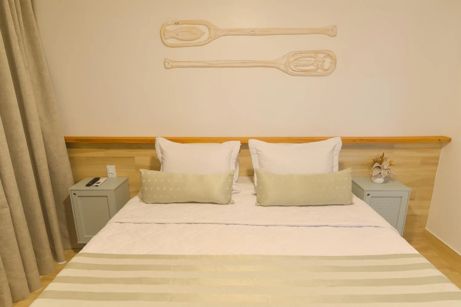 Bed in Topázio Pousada