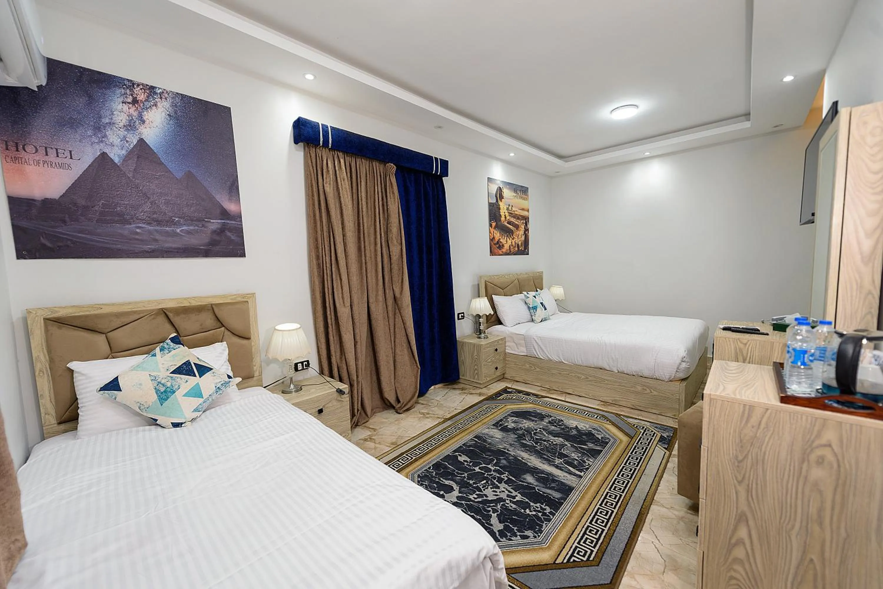 Photo of the whole room, Bed in Capital Of Pyramids Hotel