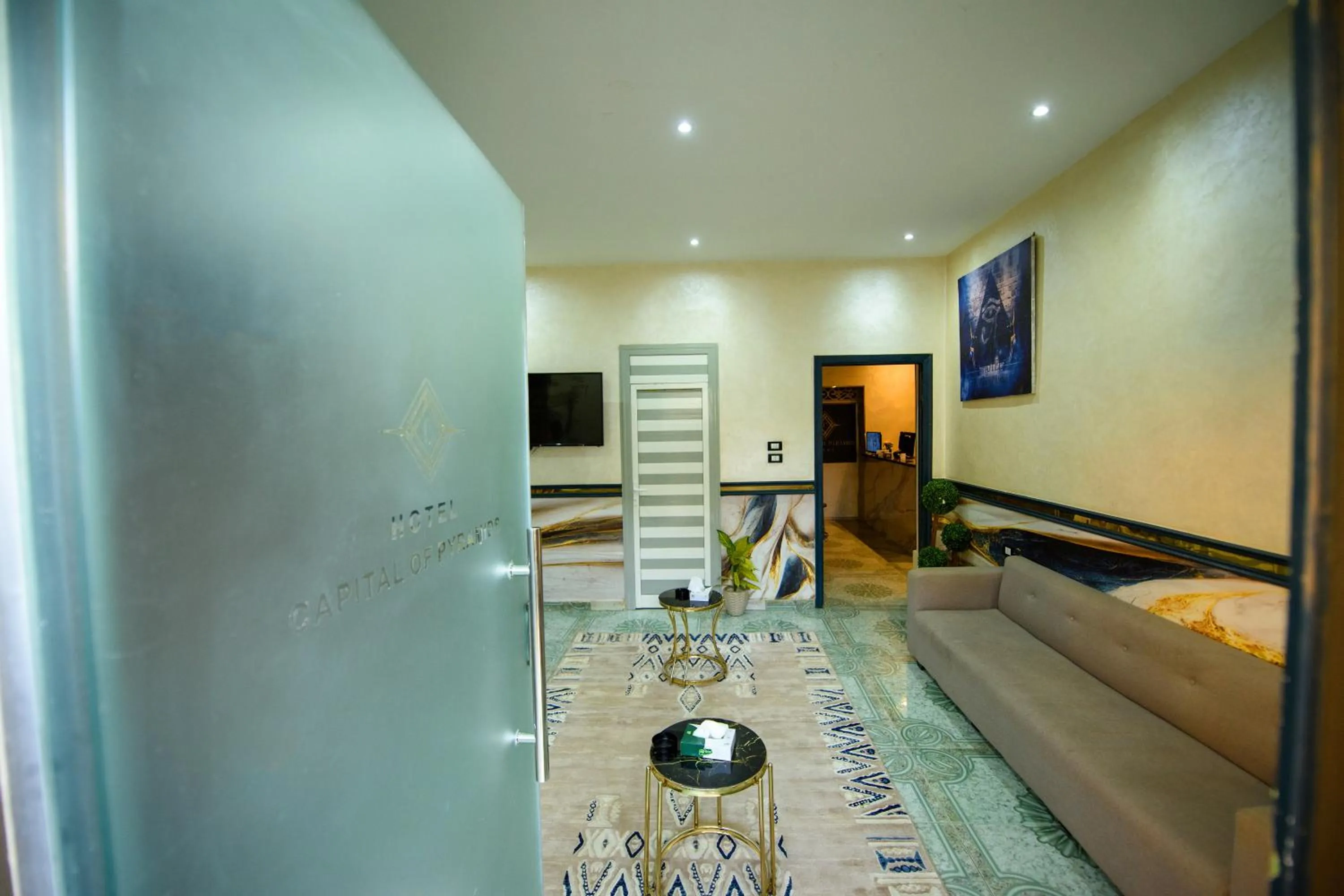 Lobby or reception in Capital Of Pyramids Hotel