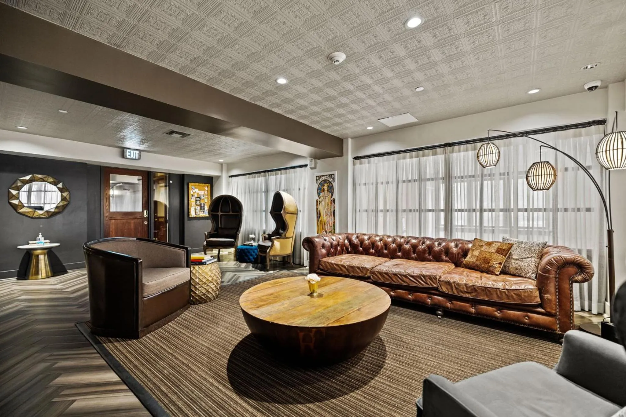 Communal lounge/ TV room in The Maverick, powered by Placemakr - River Walk