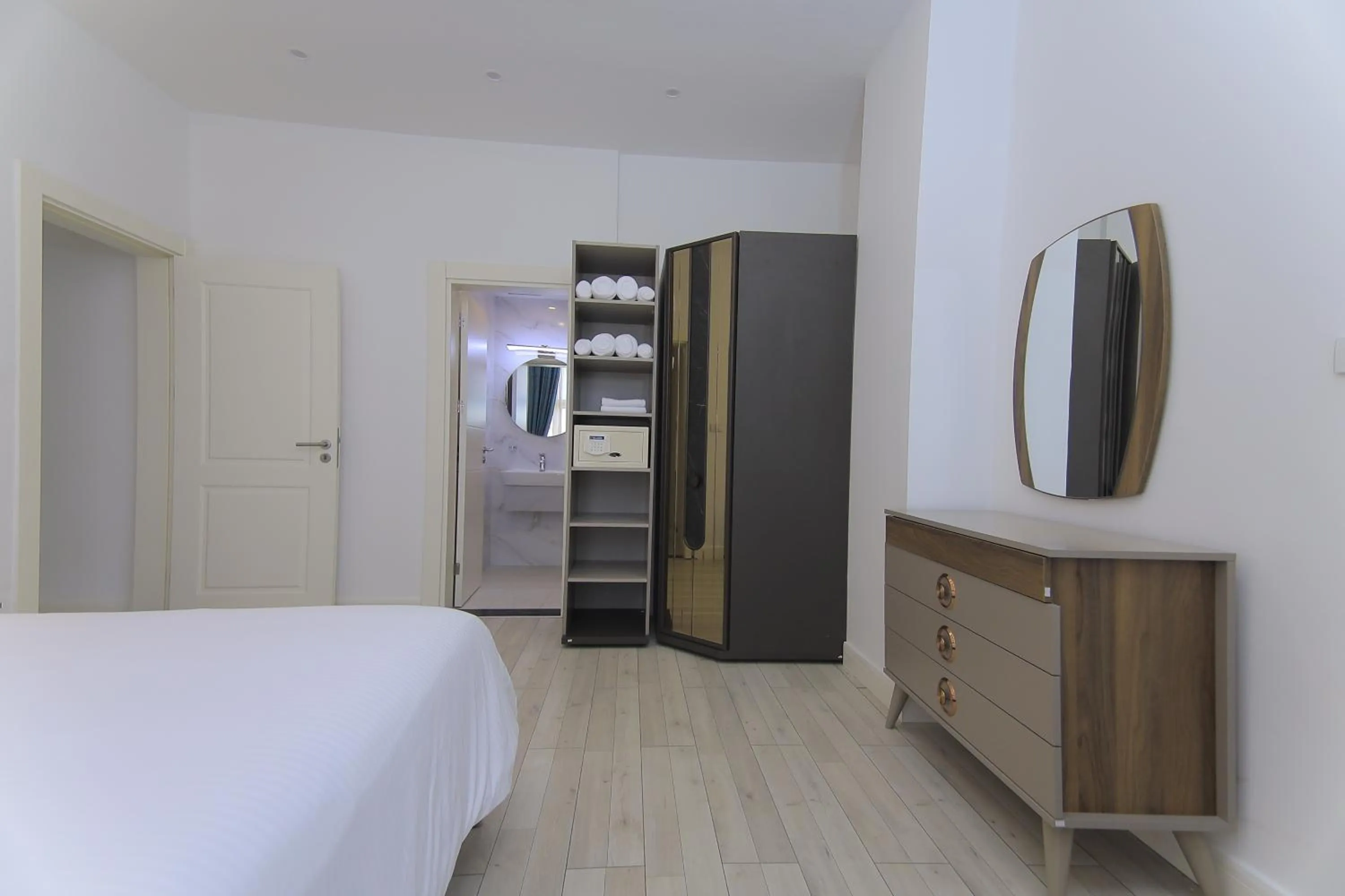 Bed in Zemilo Hotel Apartment