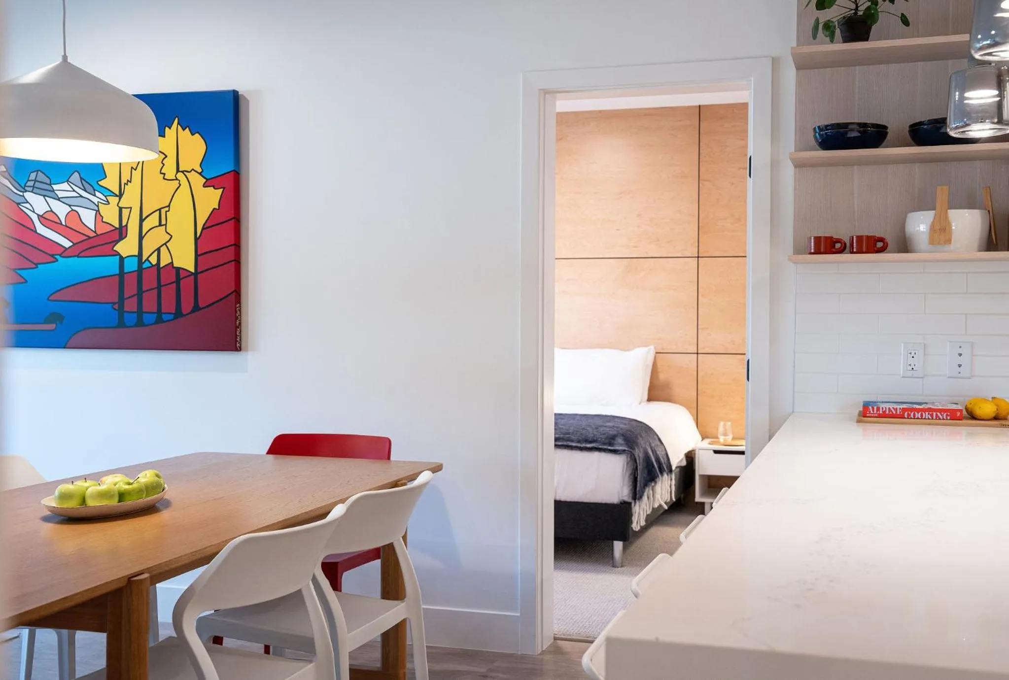 Bed in Hygge Haus by Revelstoke Vacations