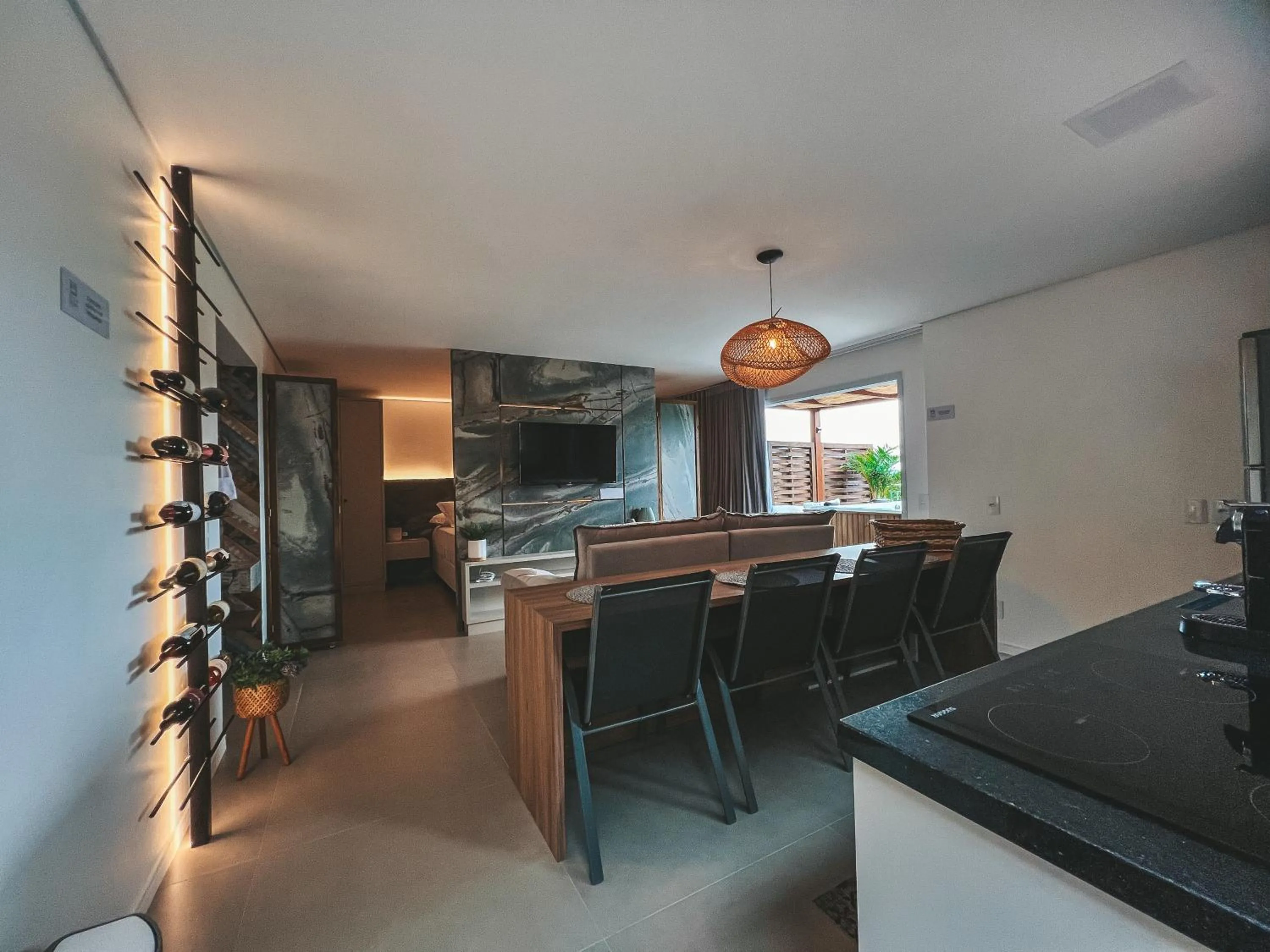 Living room in Villa Verde Bangalô - Garopaba - SC