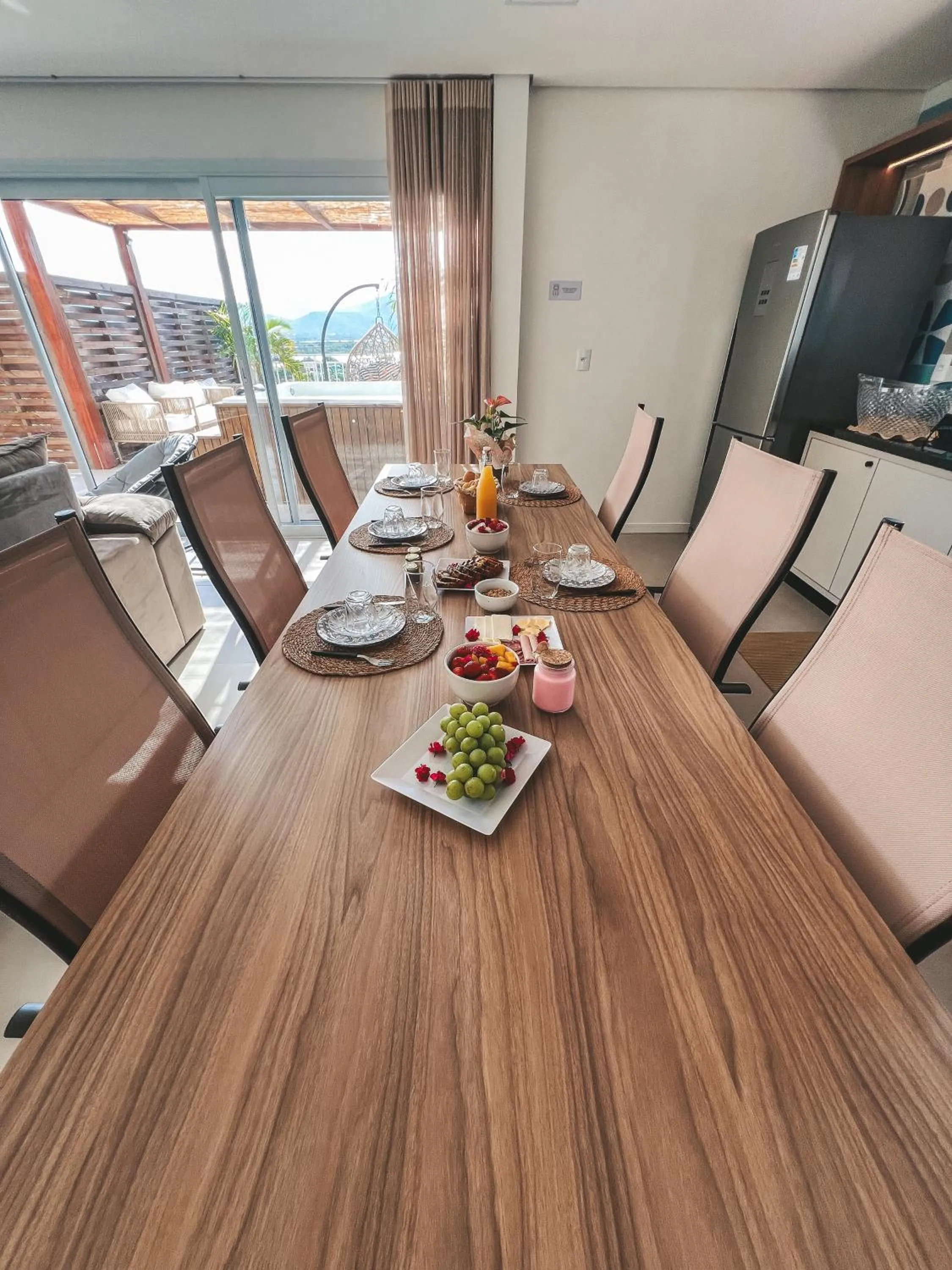 Seating area in Villa Verde Bangalô - Garopaba - SC