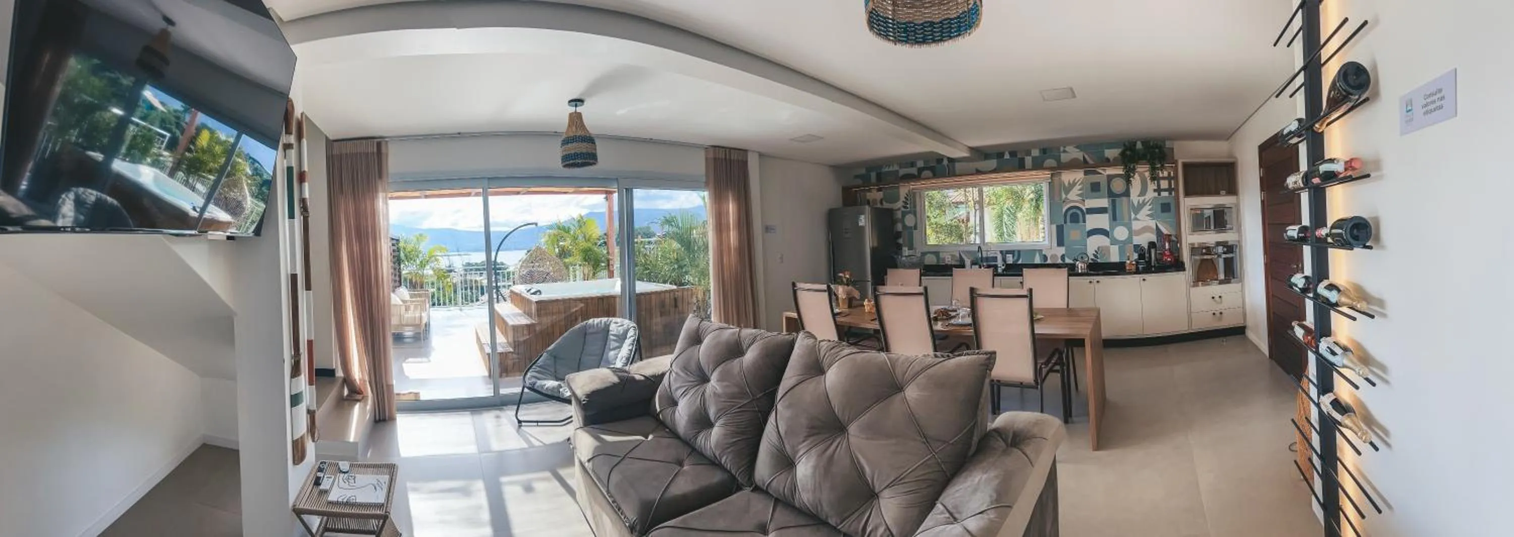 TV and multimedia in Villa Verde Bangalô - Garopaba - SC