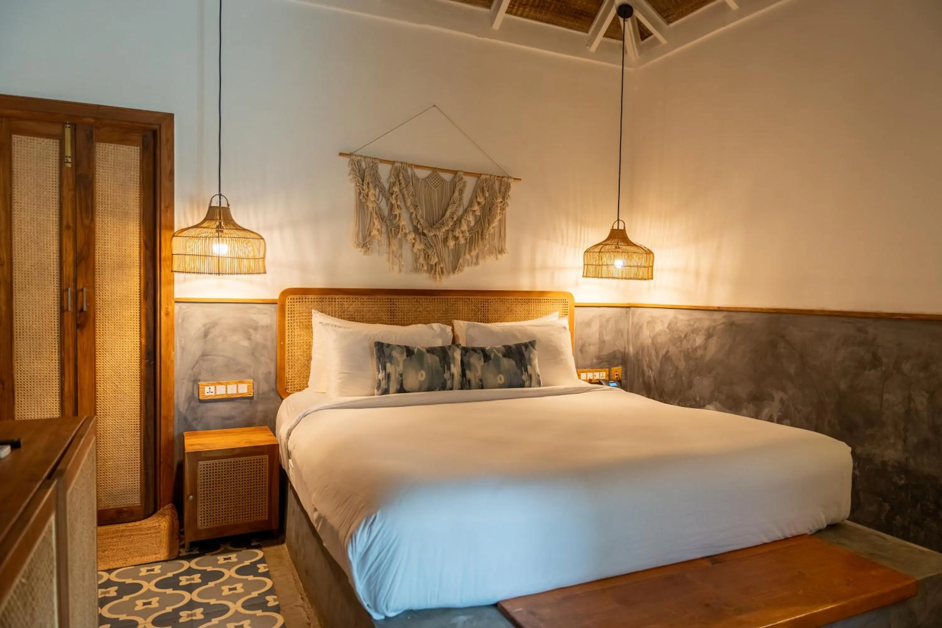 Bed in Azora by Ayatana, Goa