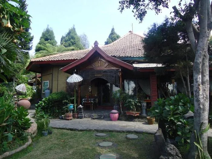 Property building in Yoschi's Hotel Bromo