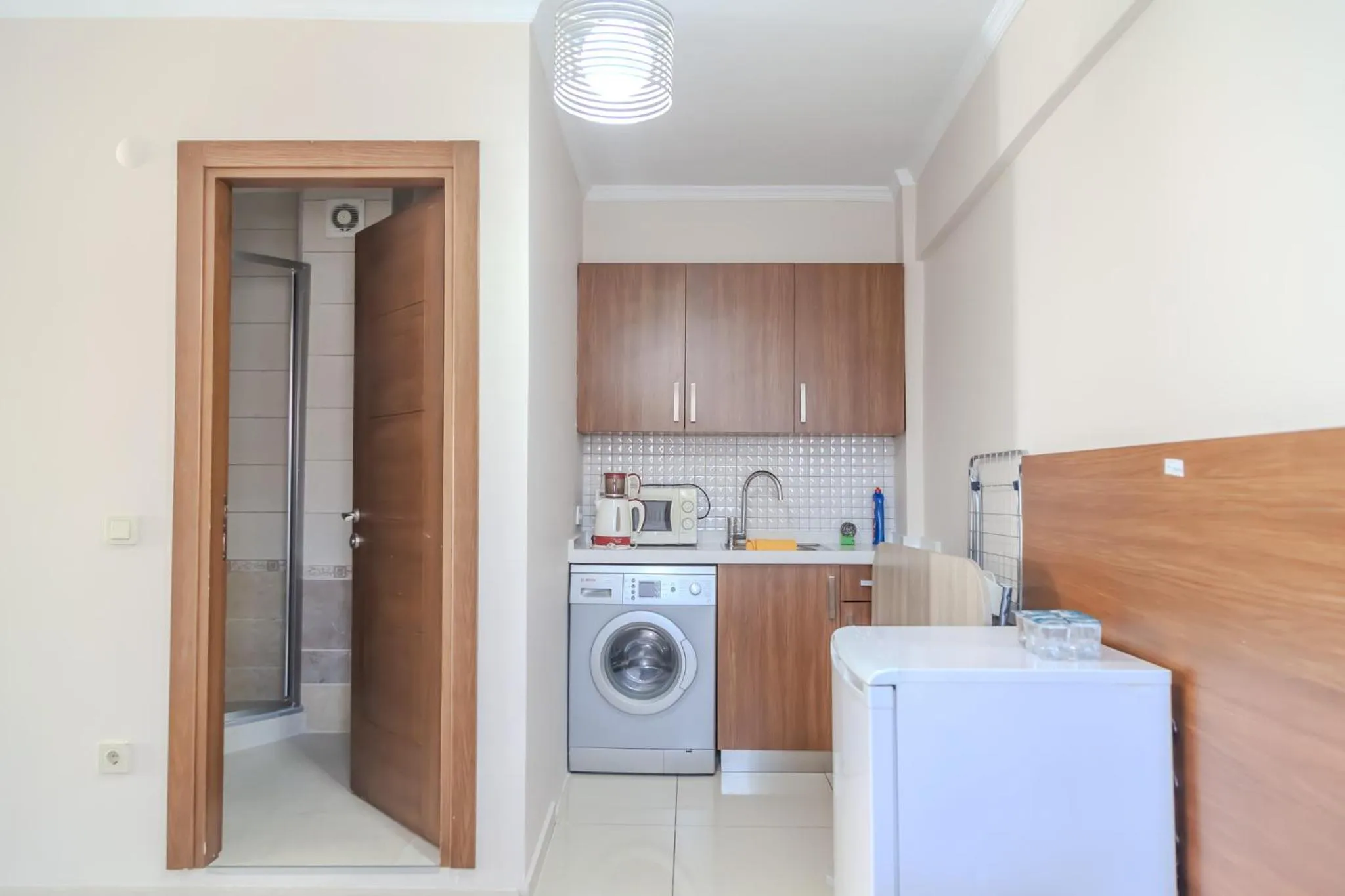 Kitchen or kitchenette in City Hall Apart Hotel Sultanahmet