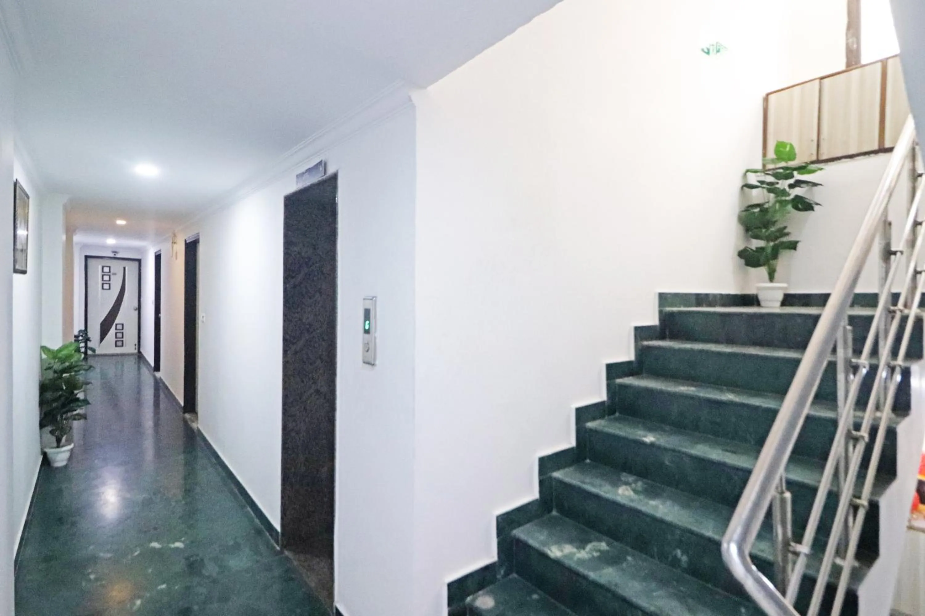 Inner courtyard view in Hotel Clink New Delhi Airport