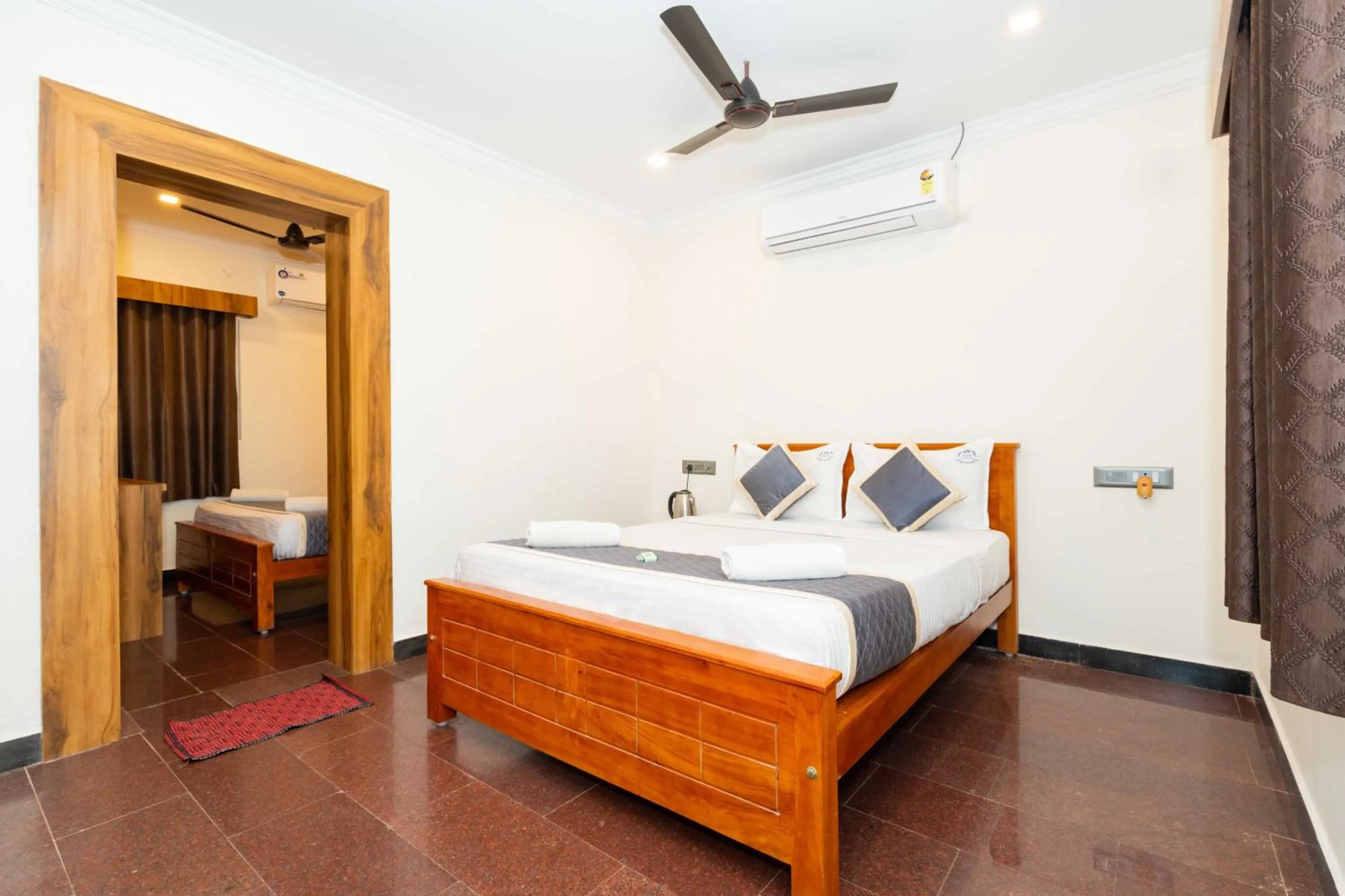 Photo of the whole room, Bed in HOTEL NNP GRAND Rameswaram