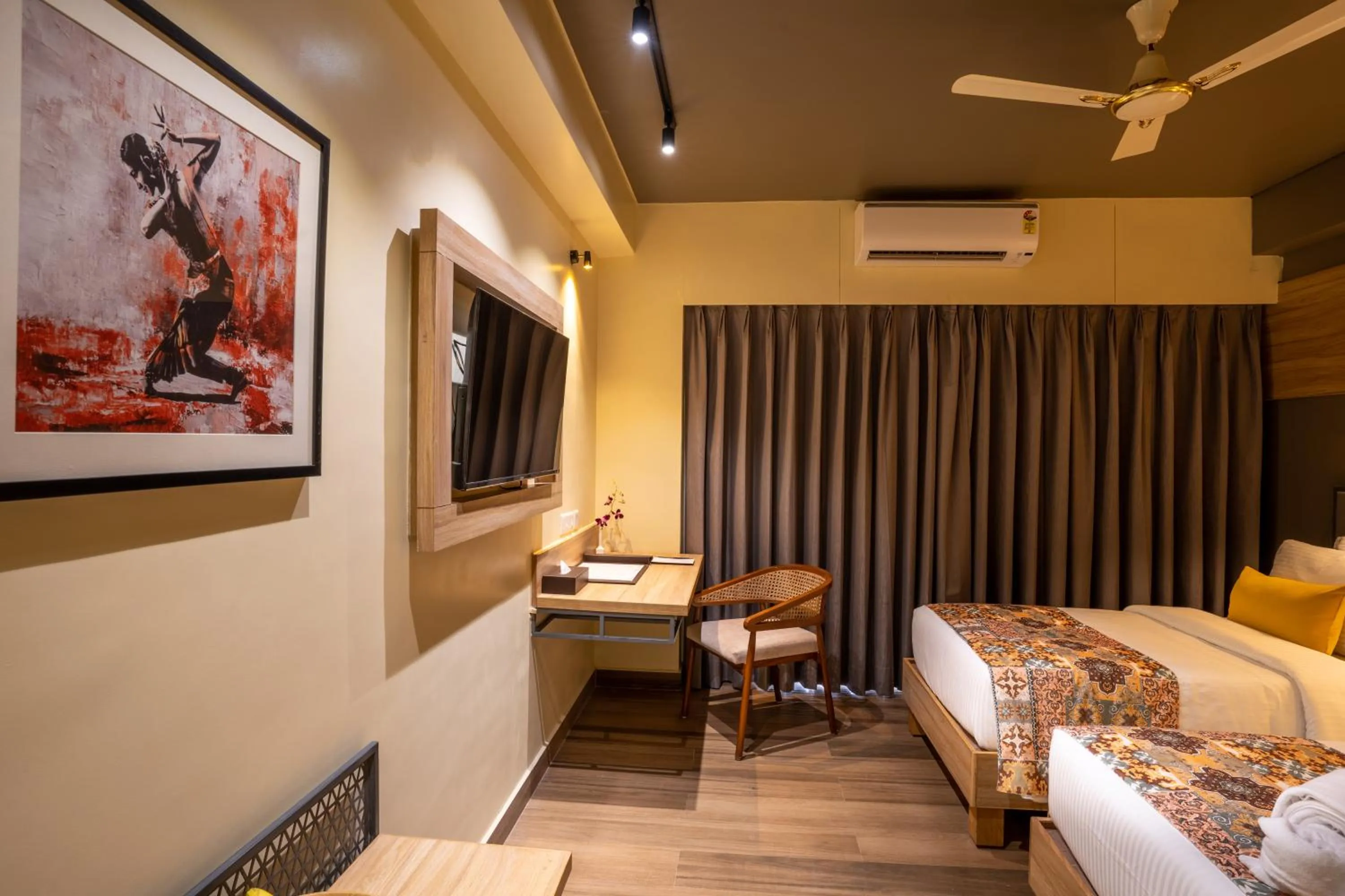 Photo of the whole room, Bed in Regenta Central Puri Odisha