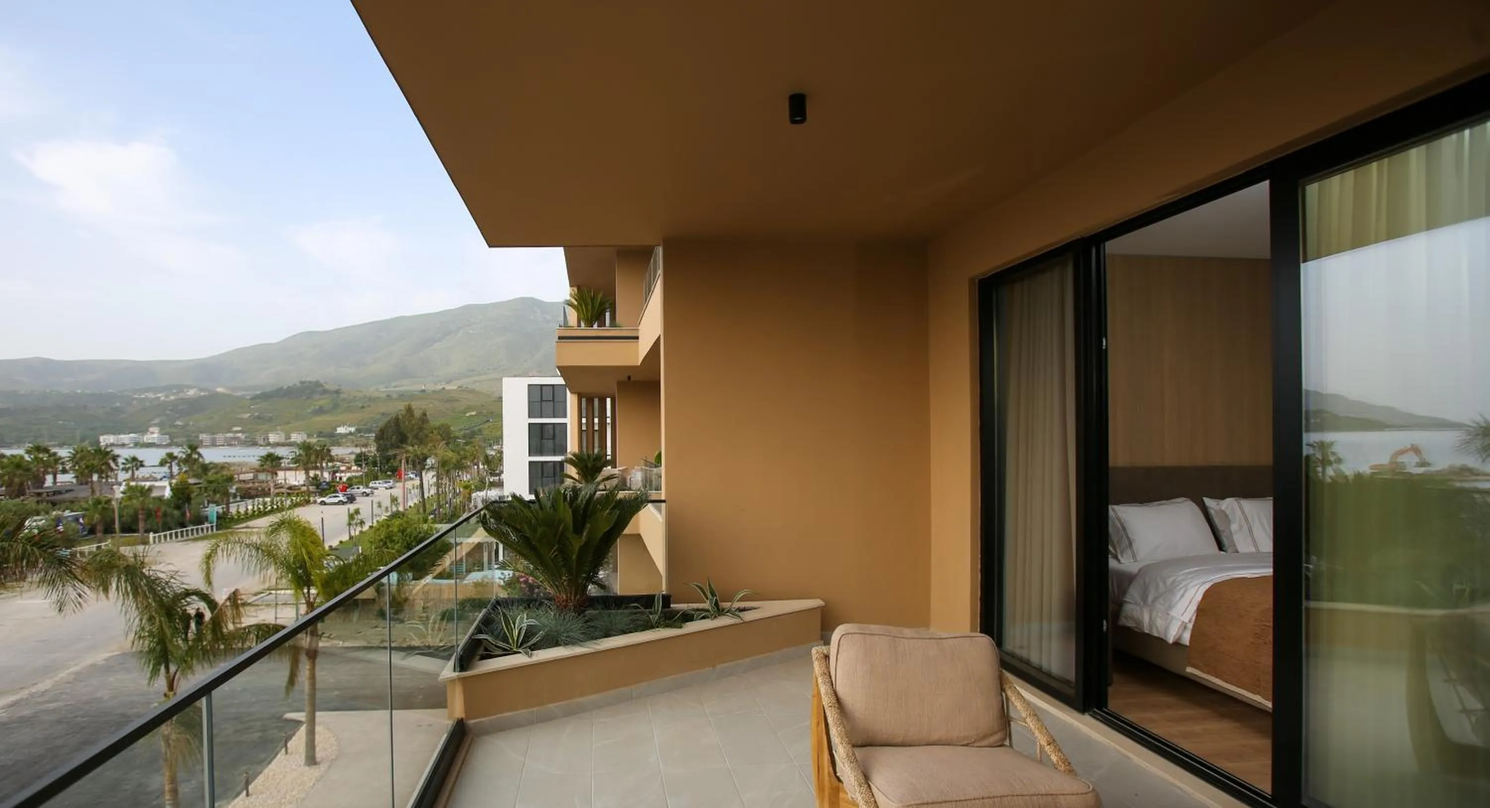 Patio in Regina Palm Resort