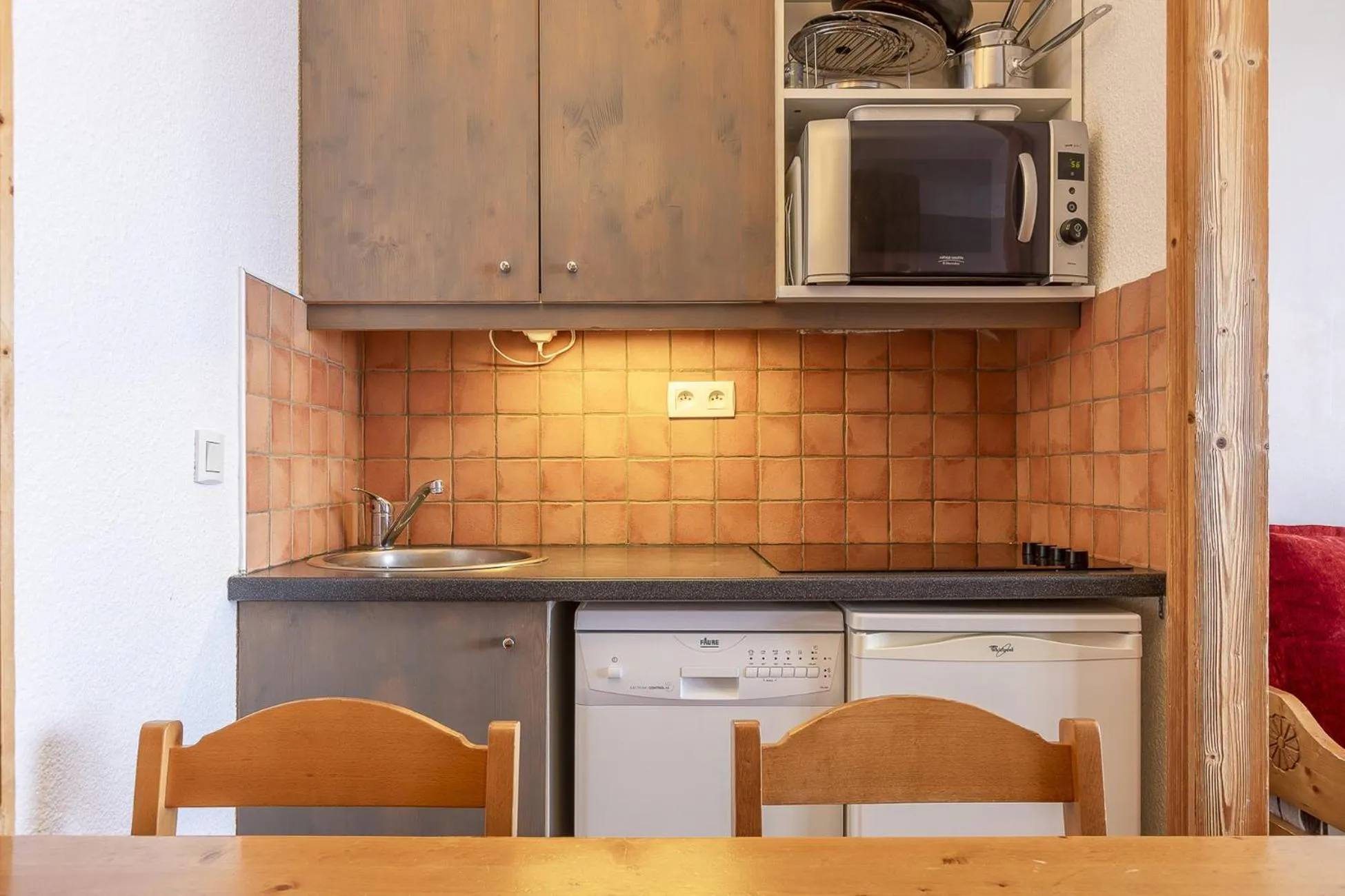 Kitchen or kitchenette in Résidence Le Pralin