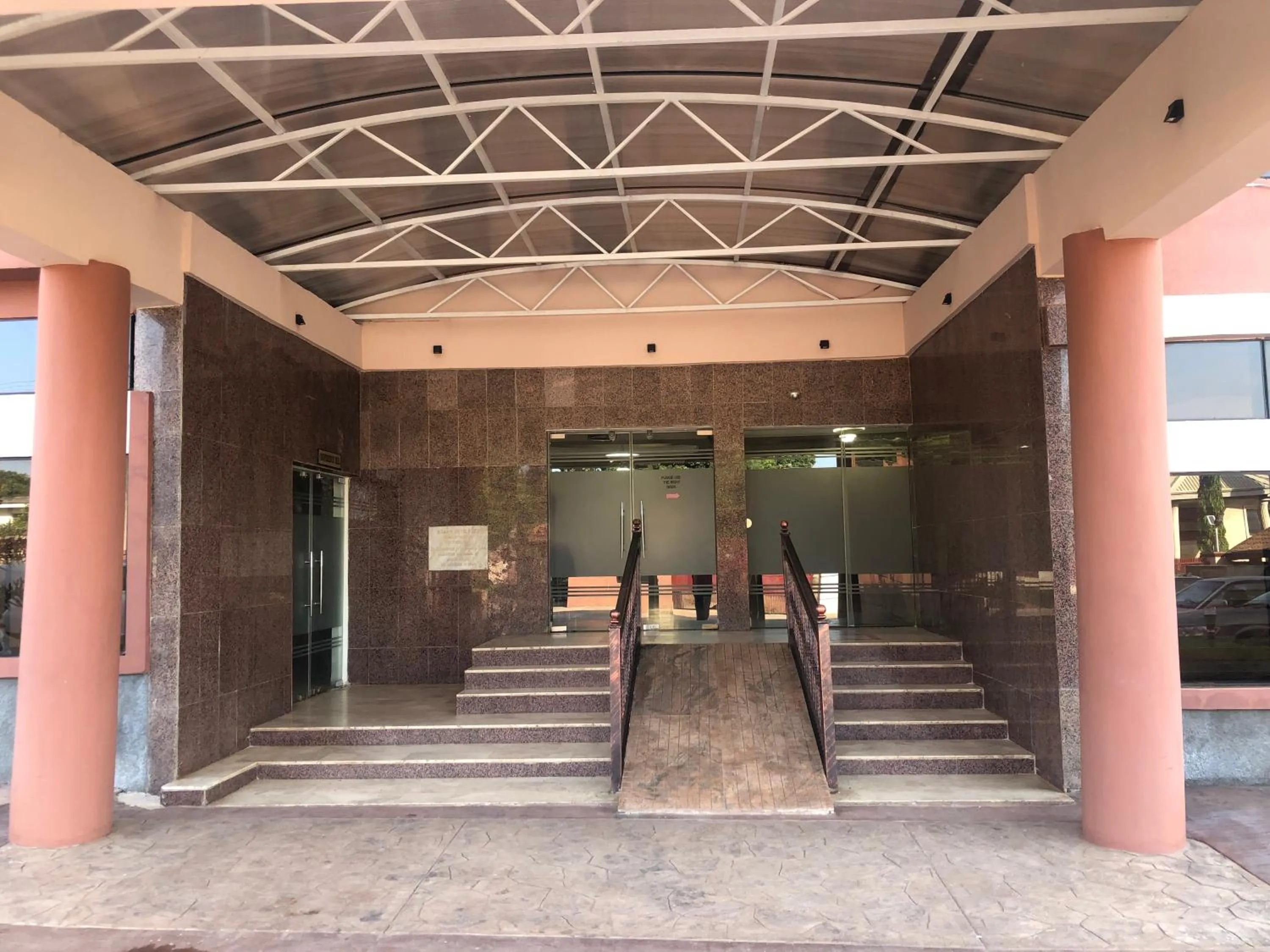Facade/entrance in Roban Hotels Limited