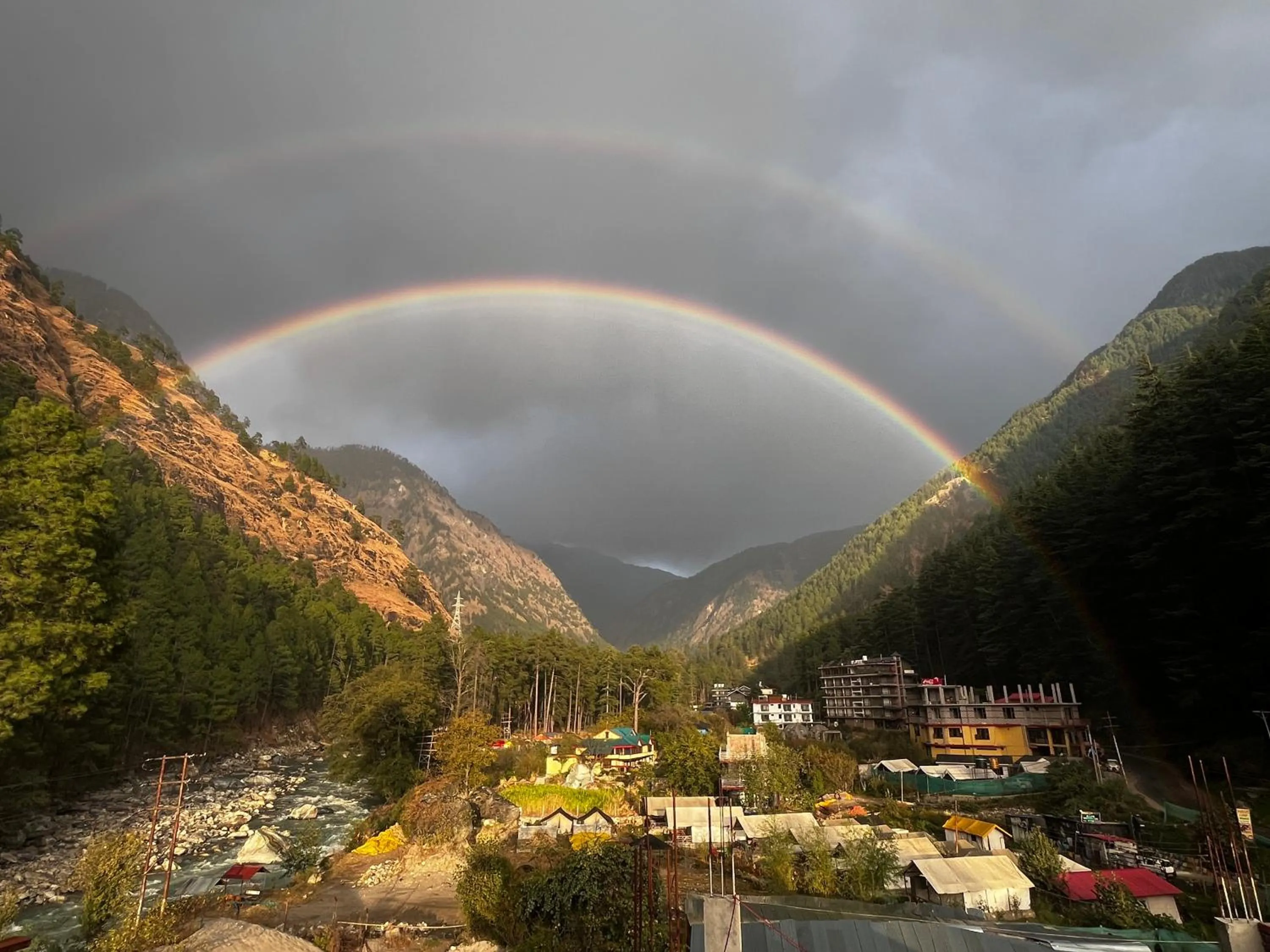 View (from property/room) in Hotel Mid Orchard Kasol -River Side