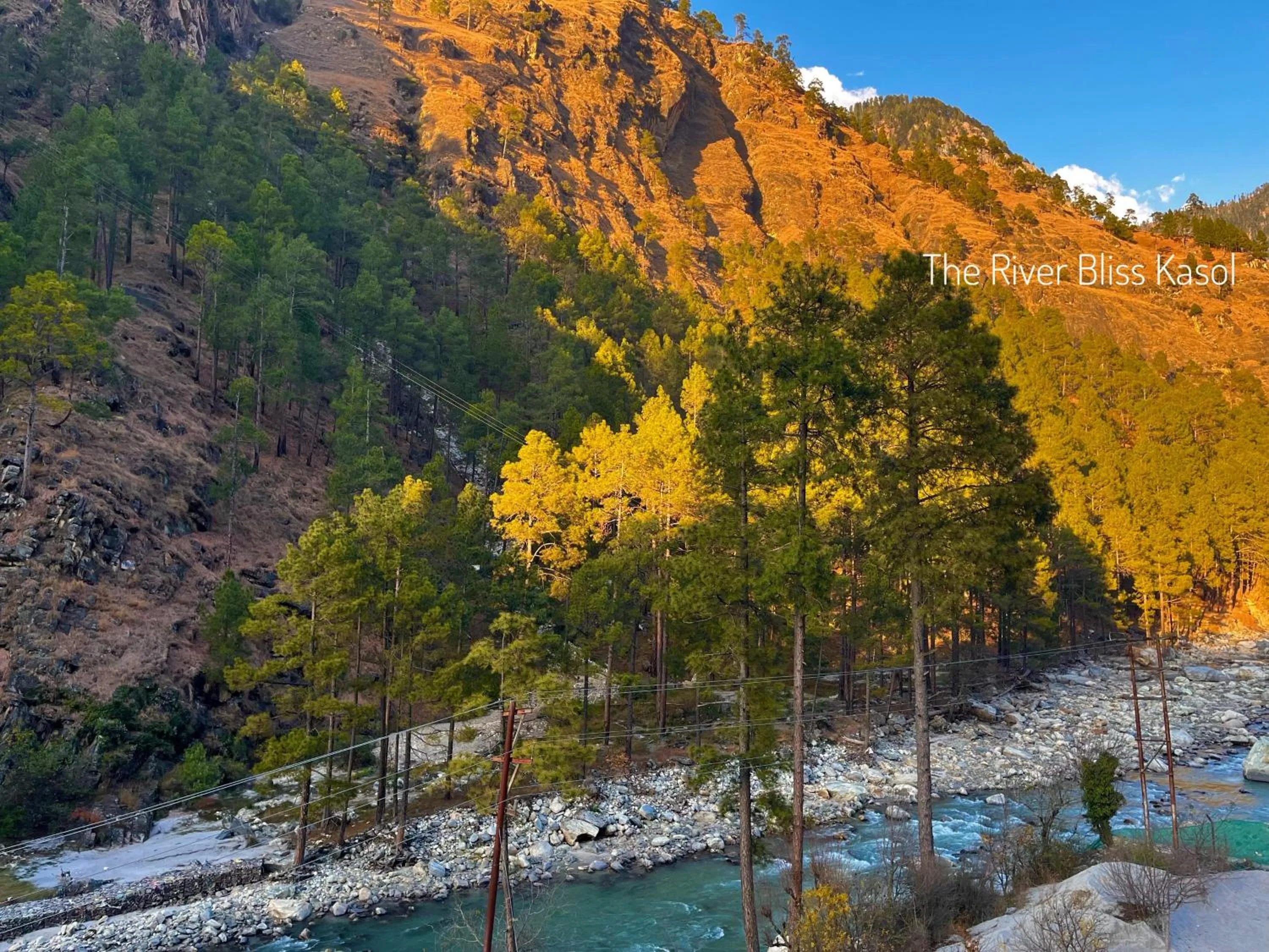Nearby landmark in Hotel Mid Orchard Kasol -River Side