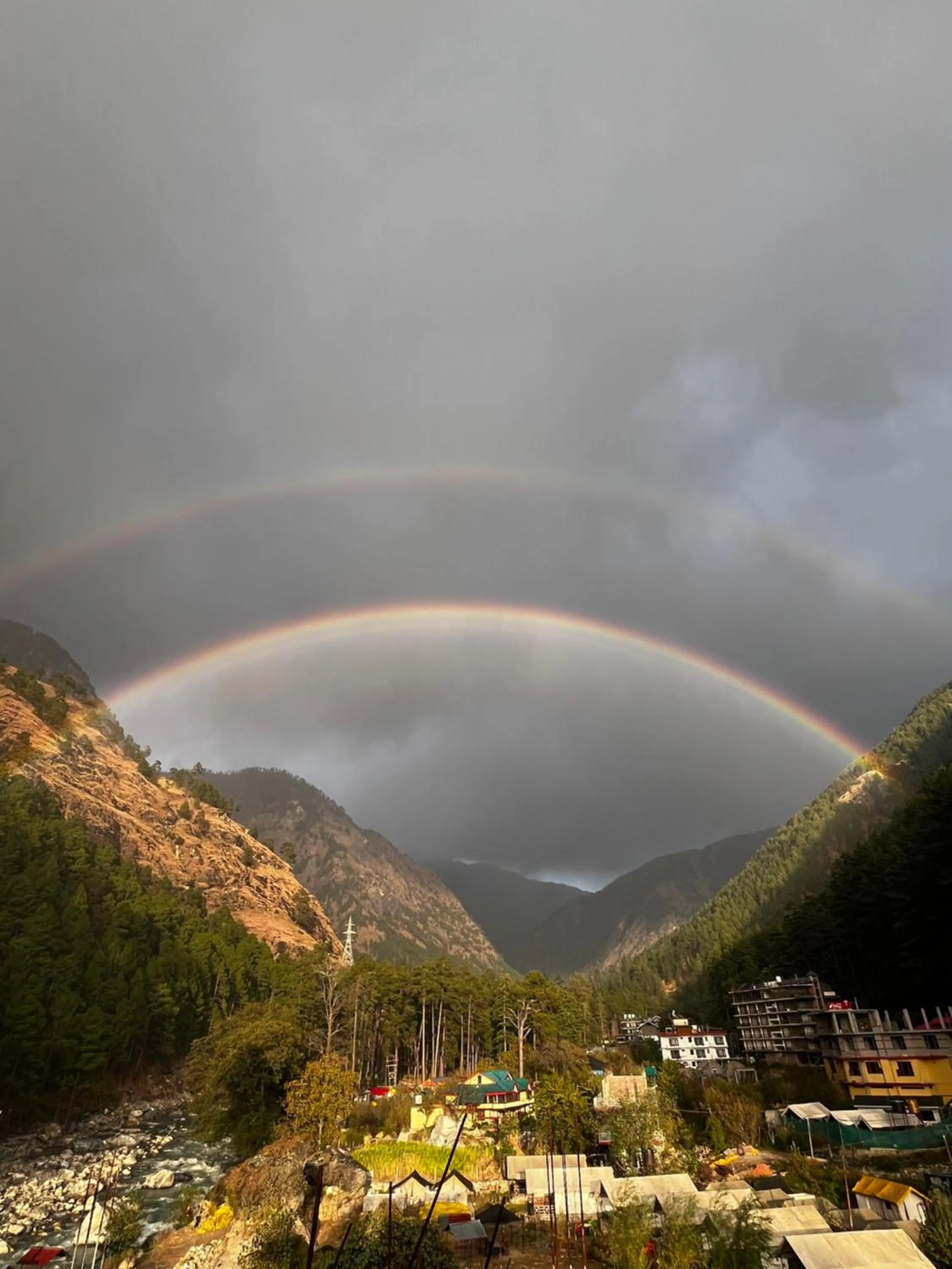View (from property/room) in Hotel Mid Orchard Kasol -River Side