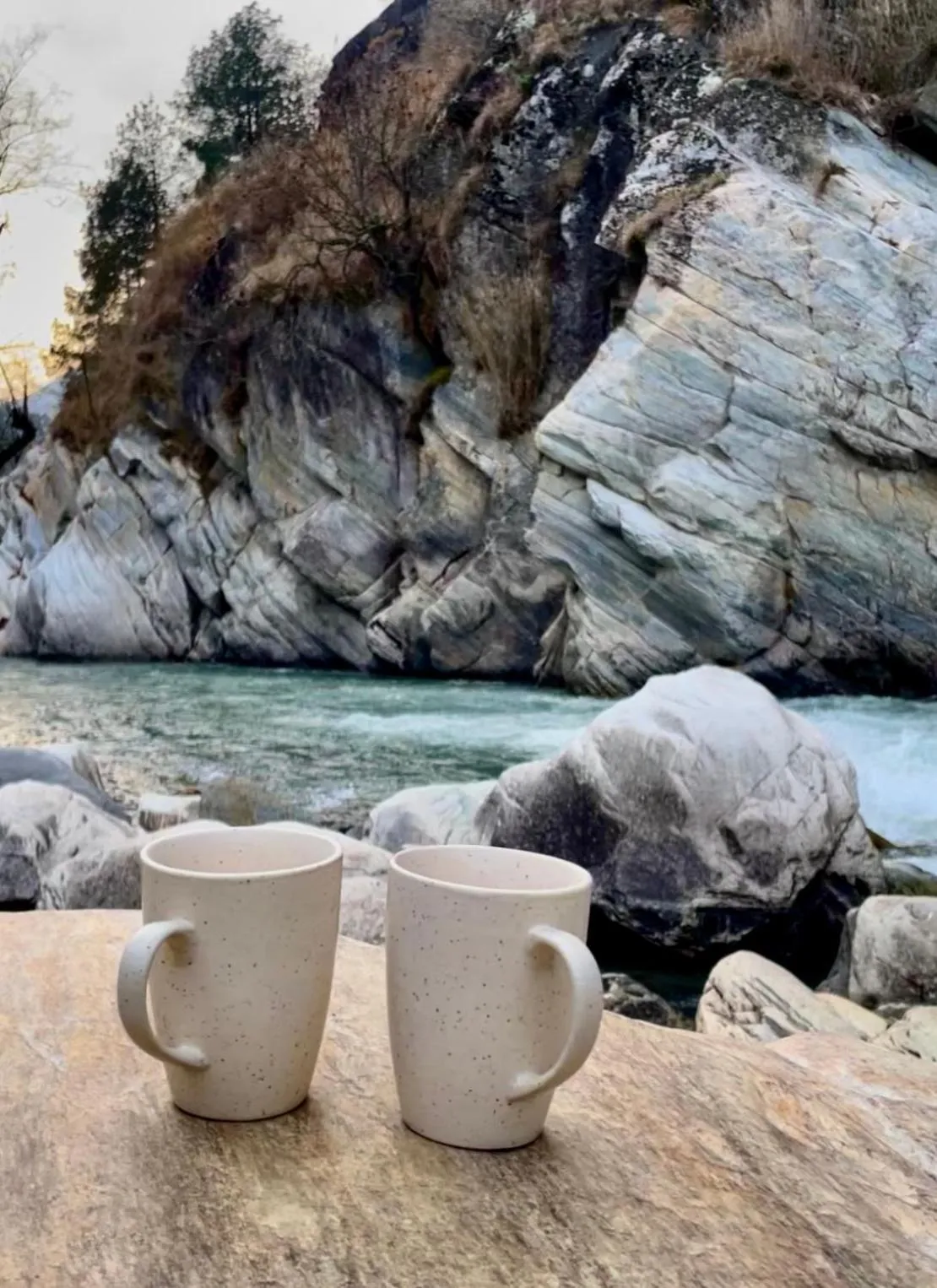 View (from property/room) in Hotel Mid Orchard Kasol -River Side